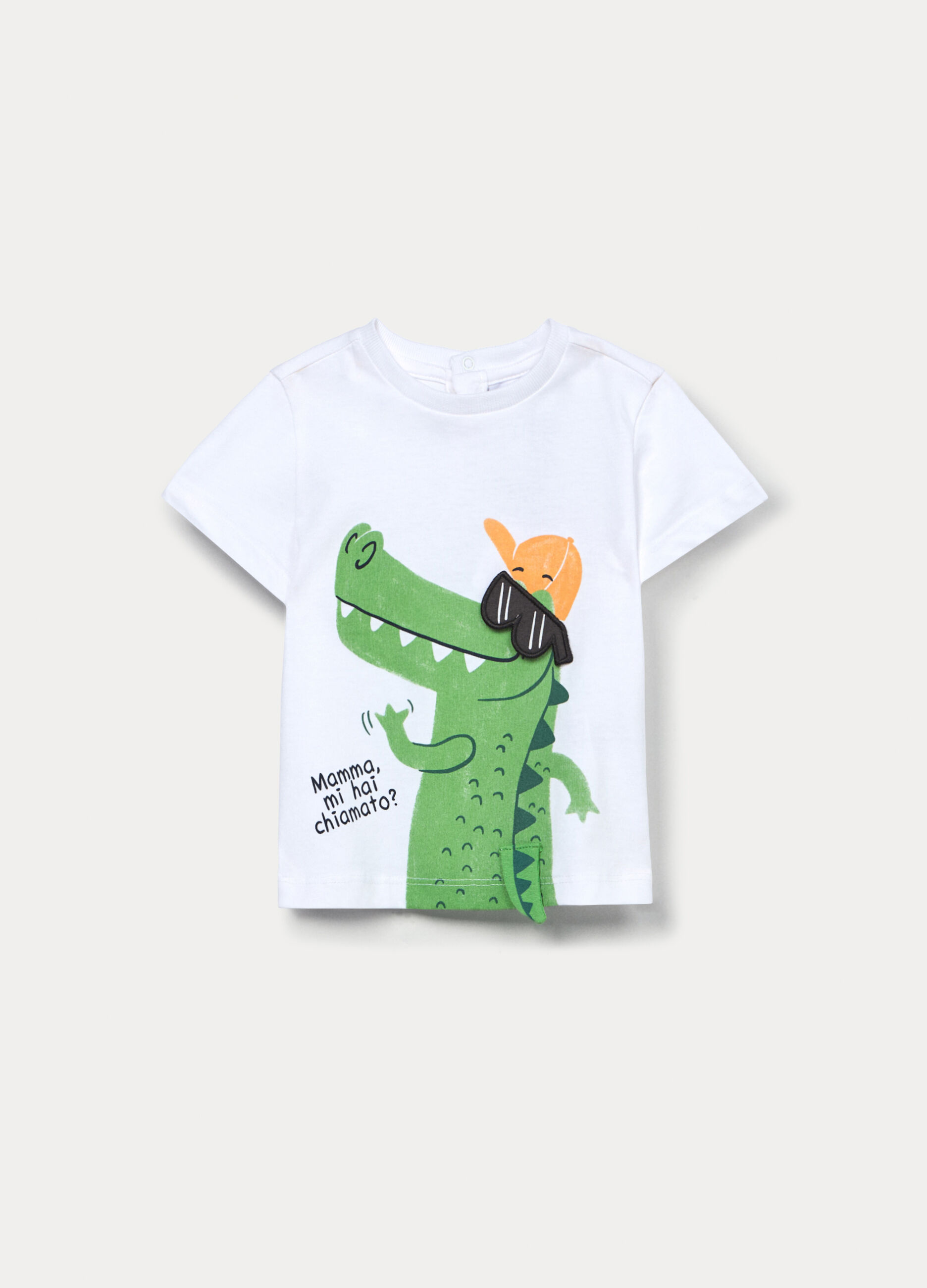 T-shirt in jersey di puro cotone bimbo_0