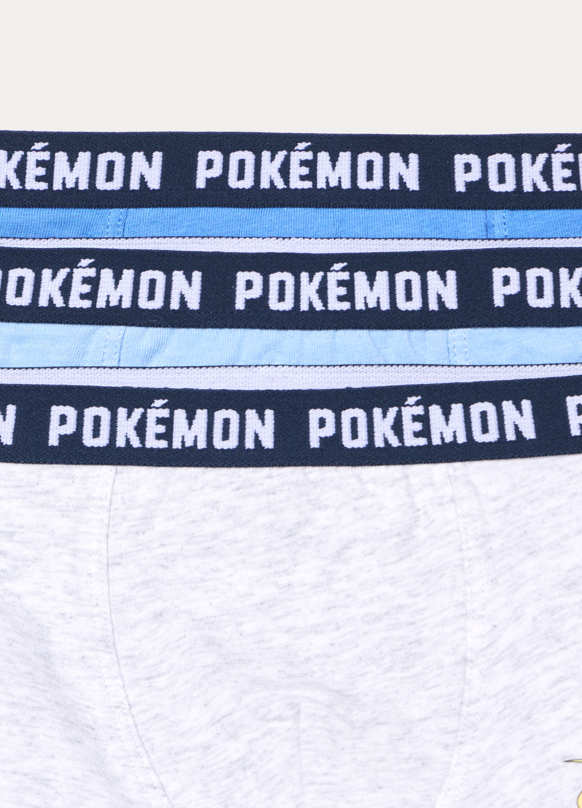 Pack 3 boxer Pok&eacute;mon in jersey di cotone stretch bambino_3