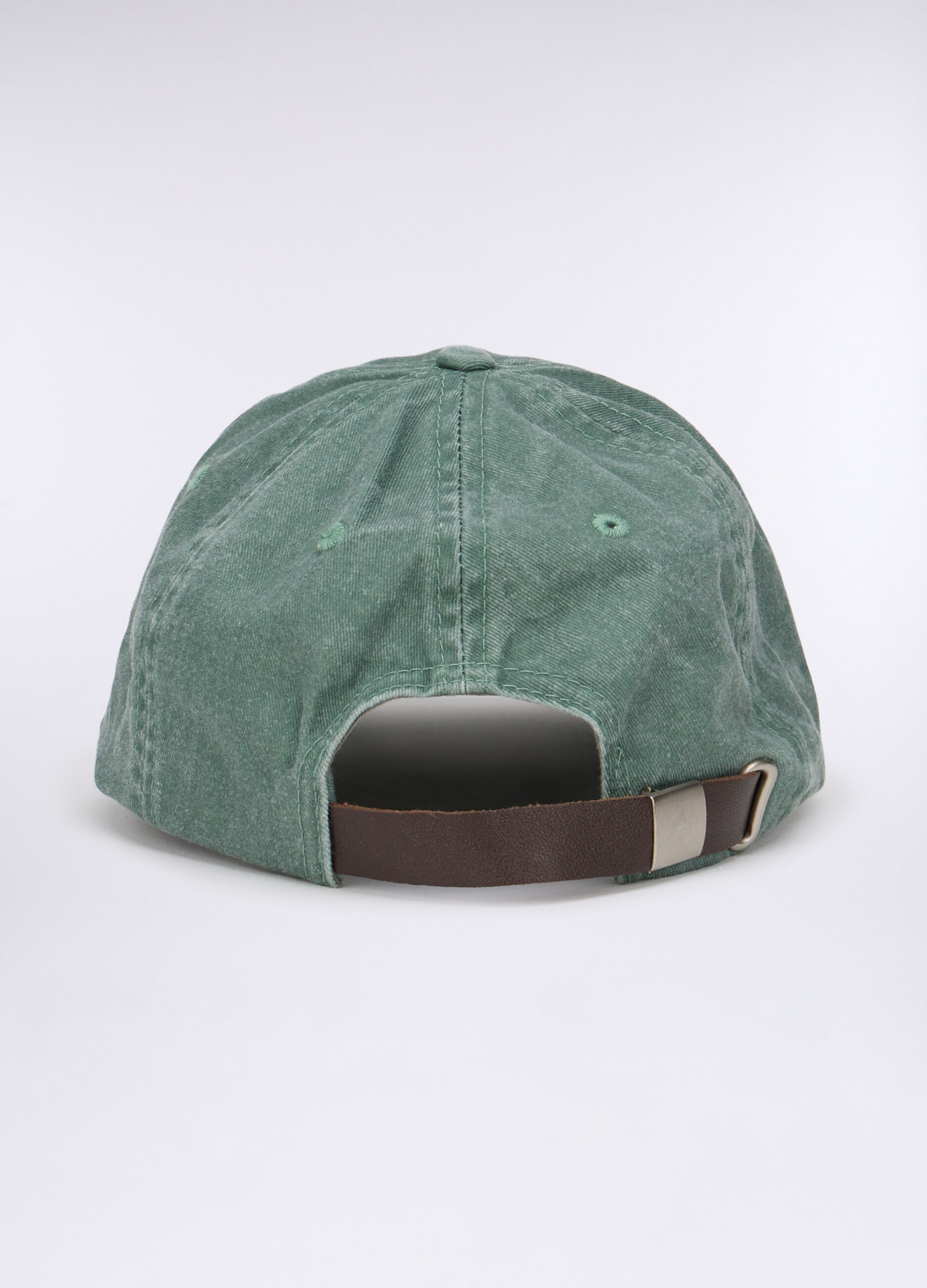 Cappello baseball effetto denim con toppa uomo_2