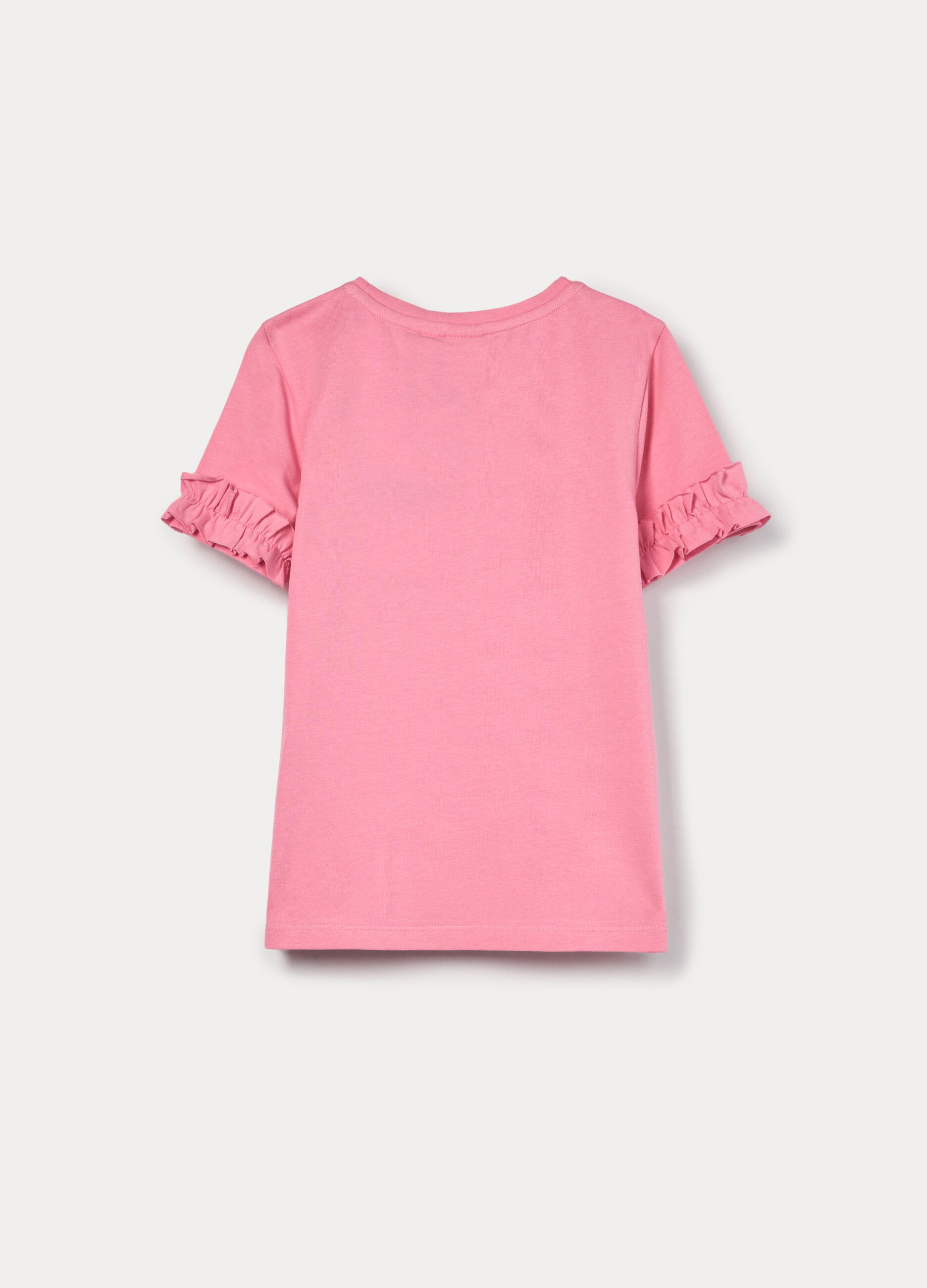 T-shirt Stitch in jersey di cotone stretch bambina_1