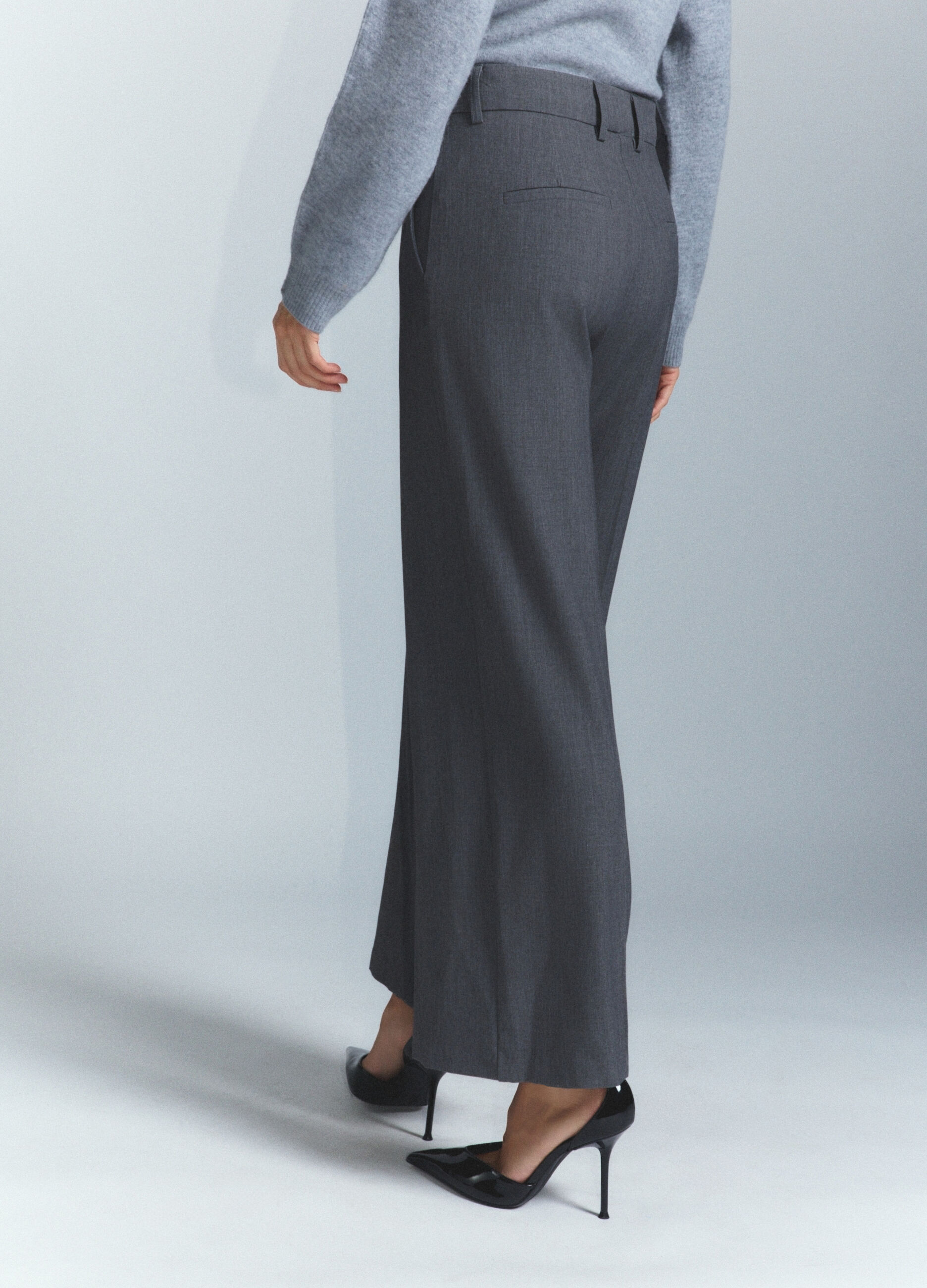 Pantaloni Formal Fit misto viscosa stretch donna_2
