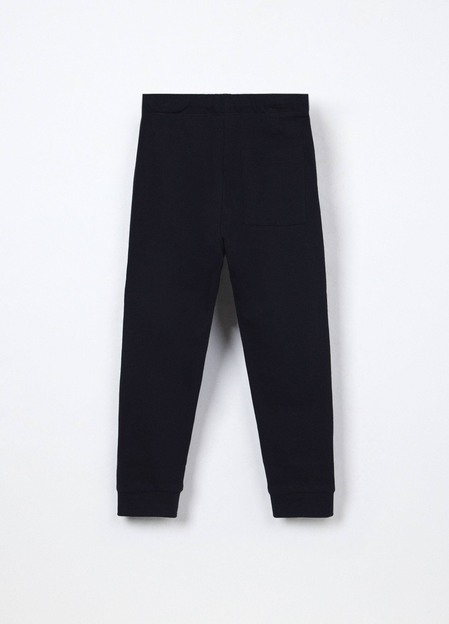 Jogger in french terry di puro cotone bambino_1