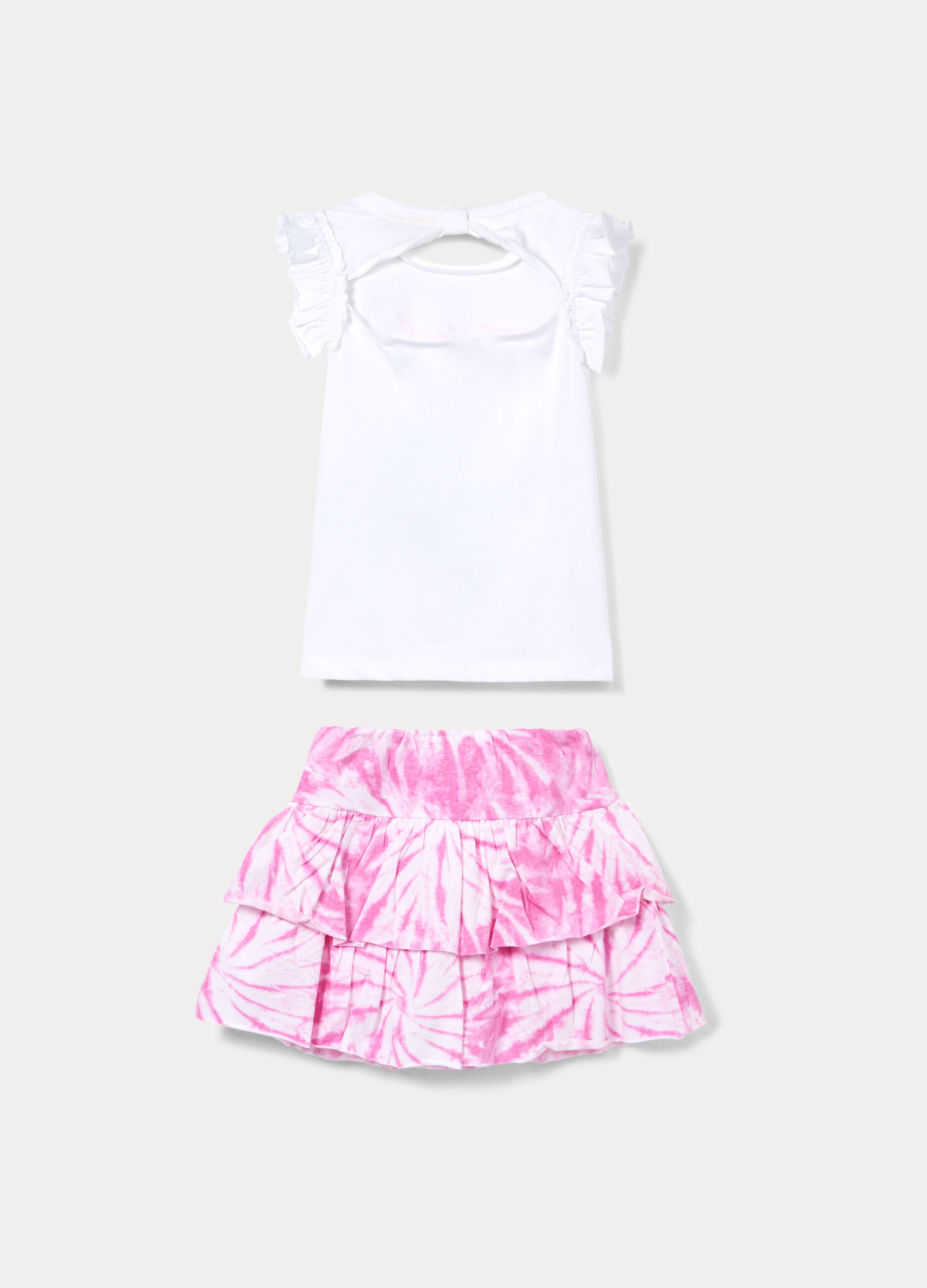 Jogging set Disney in jersey di cotone stretch bambina_1