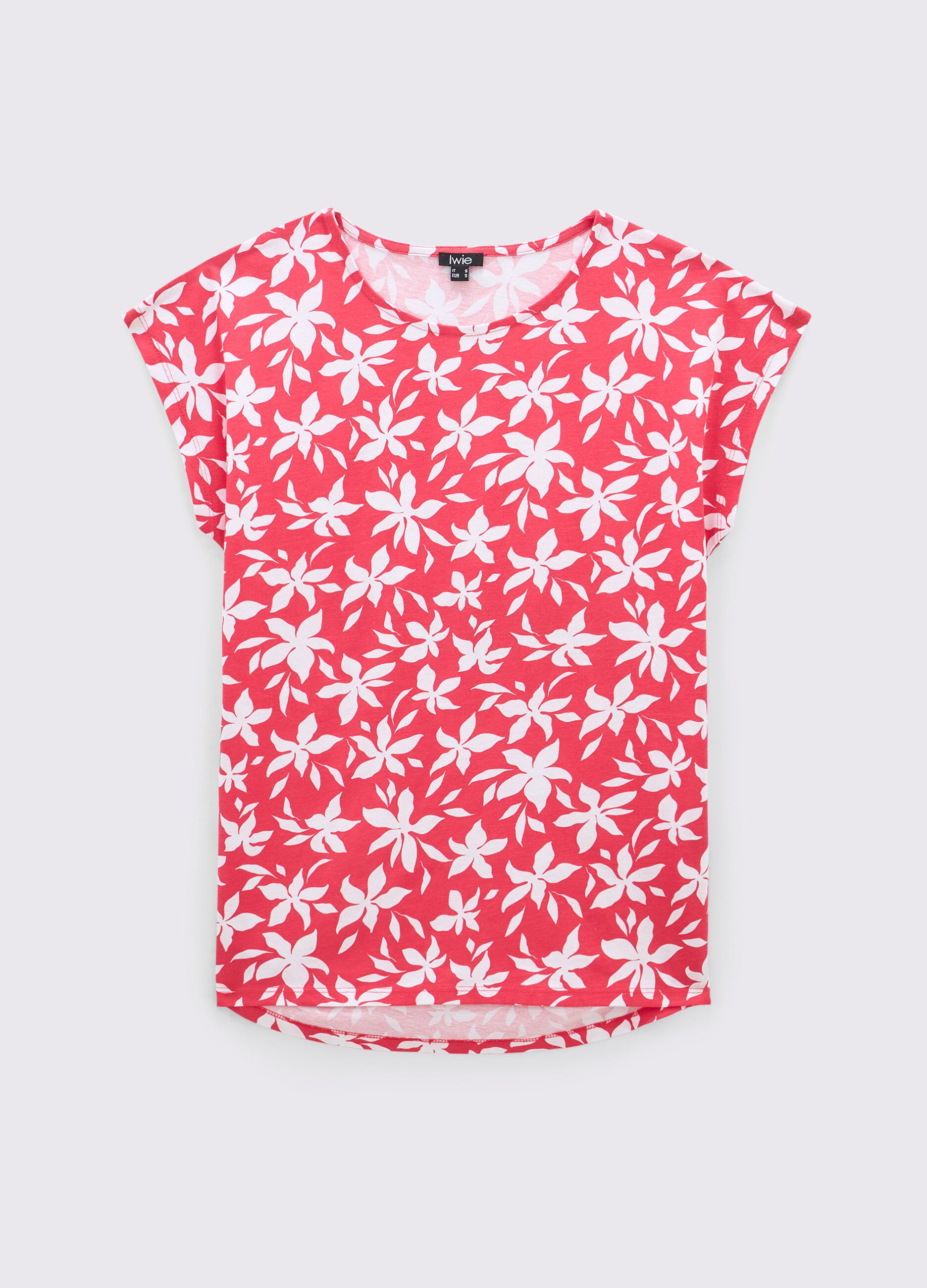 T-shirt in puro cotone donna_0