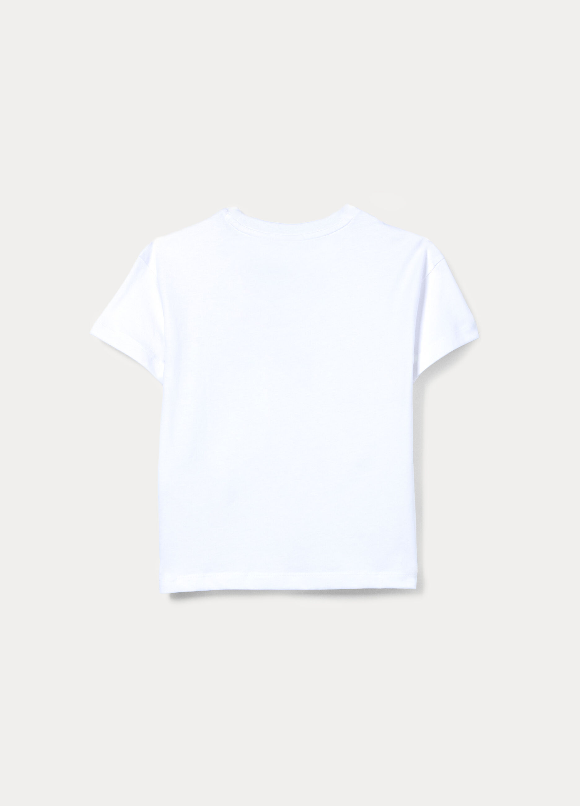 T-shirt girocollo in jersey di puro cotone bambino_1