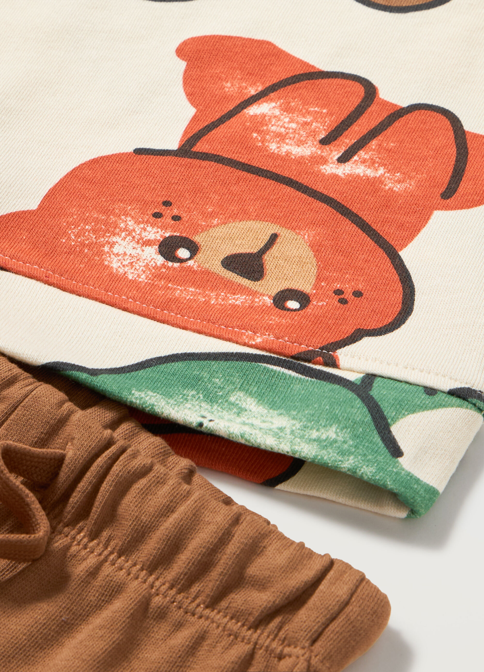 Jogging set in puro cotone neonato_1