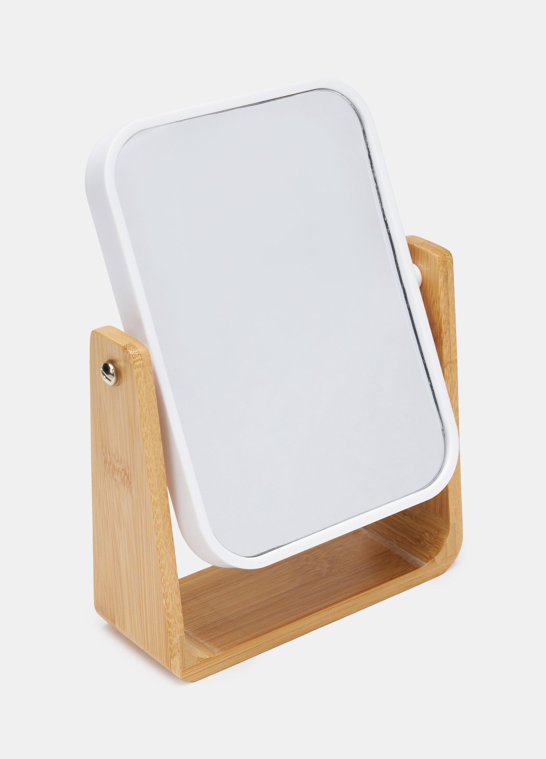Specchio rettangolare con base in bamboo_0