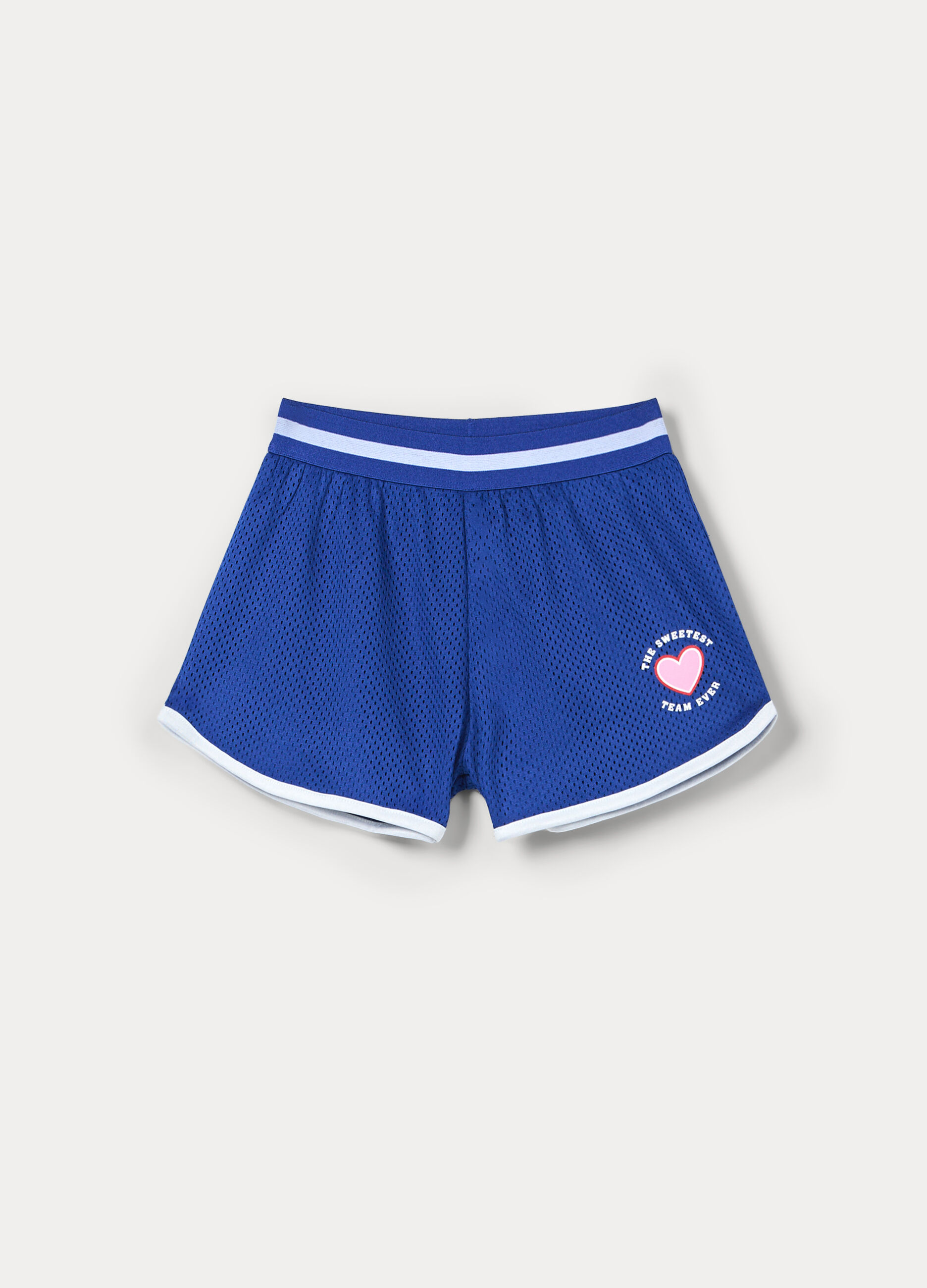 Shorts in mesh bambina_0