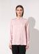 Camicia in viscosa satin a maniche lunghe donna_1
