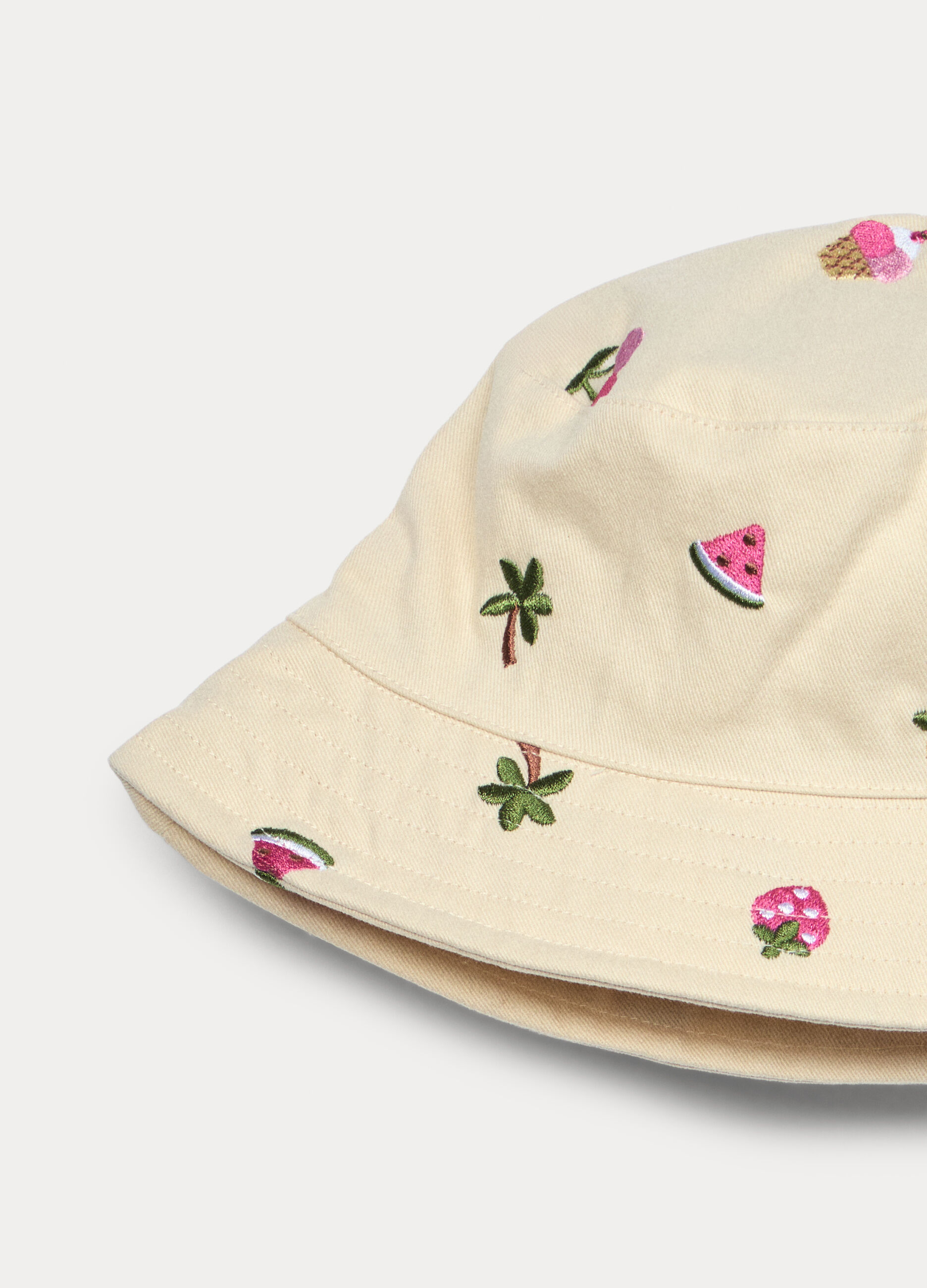 Cappello alla pescatora in twill di puro cotone _2