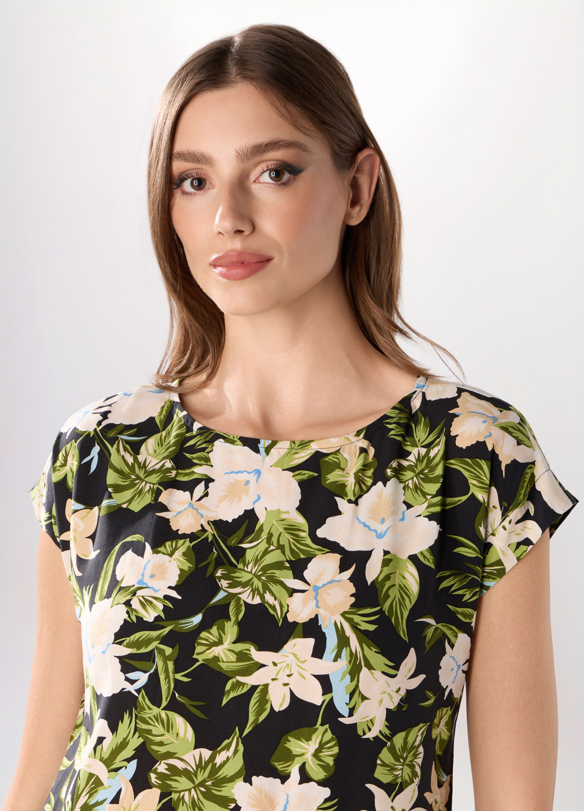 Bluse in pura viscosa donna_2