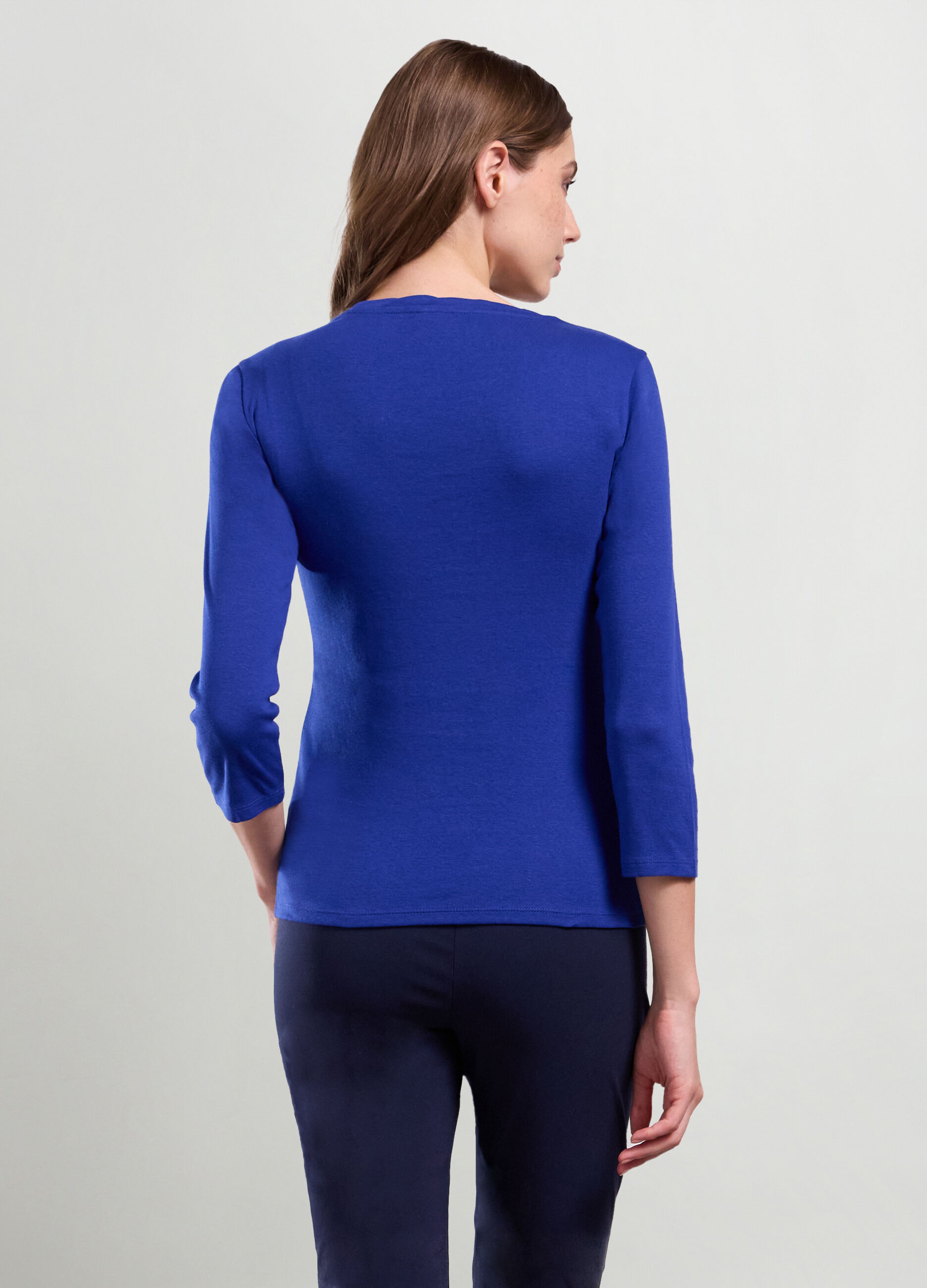 T-shirt in puro cotone donna_1