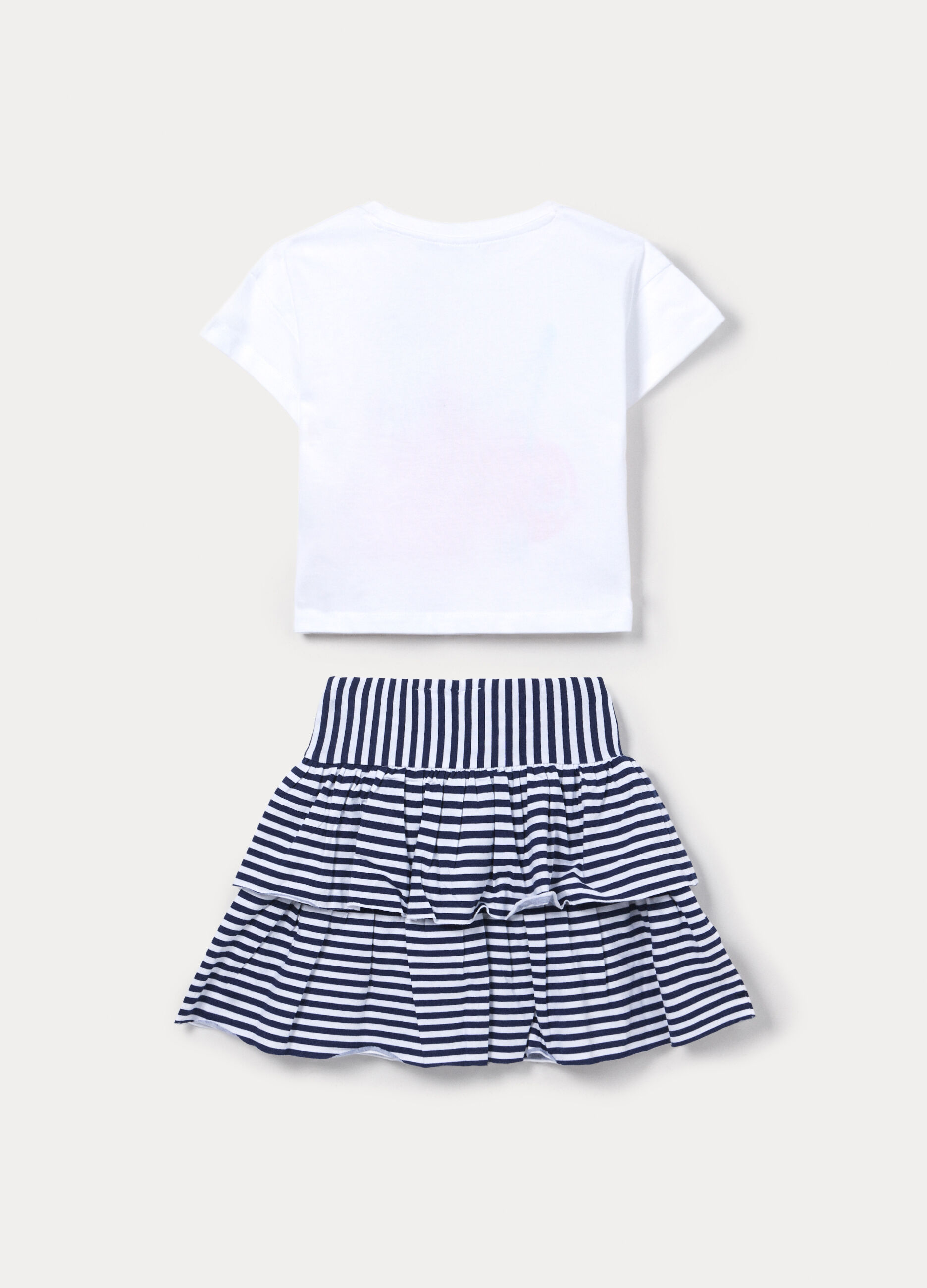 Jogging set in jersey di puro cotone bambina_1