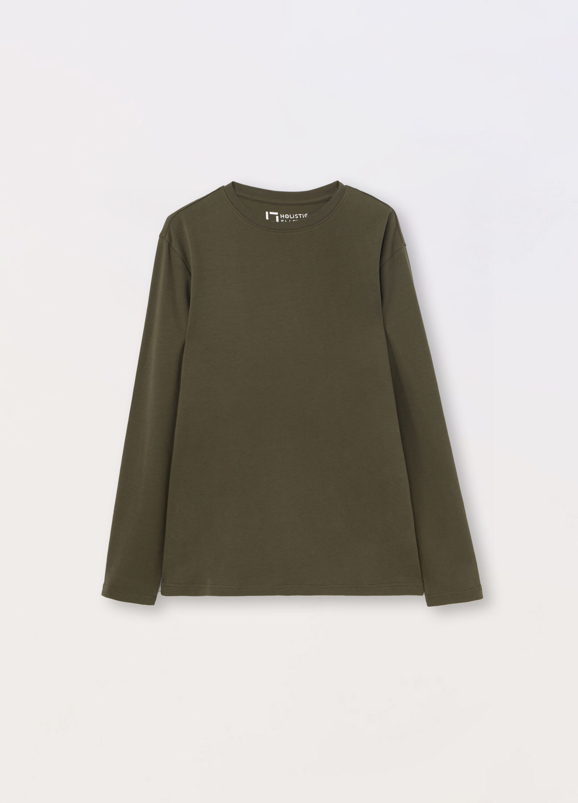 Maglia sportiva a maniche lunghe in cotone uomo
