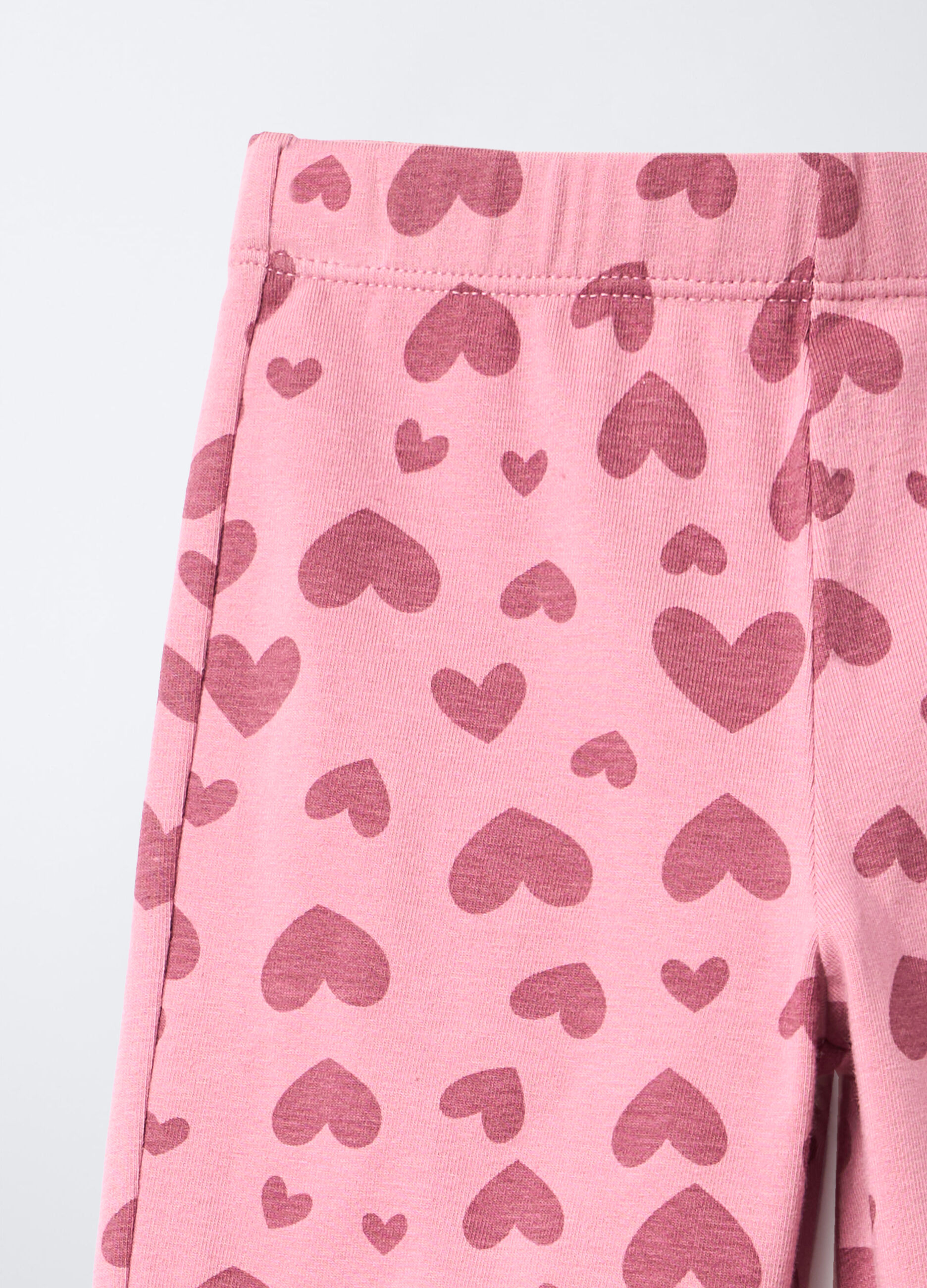 Leggings in jersey di cotone stretch Flare Fit bambina_2