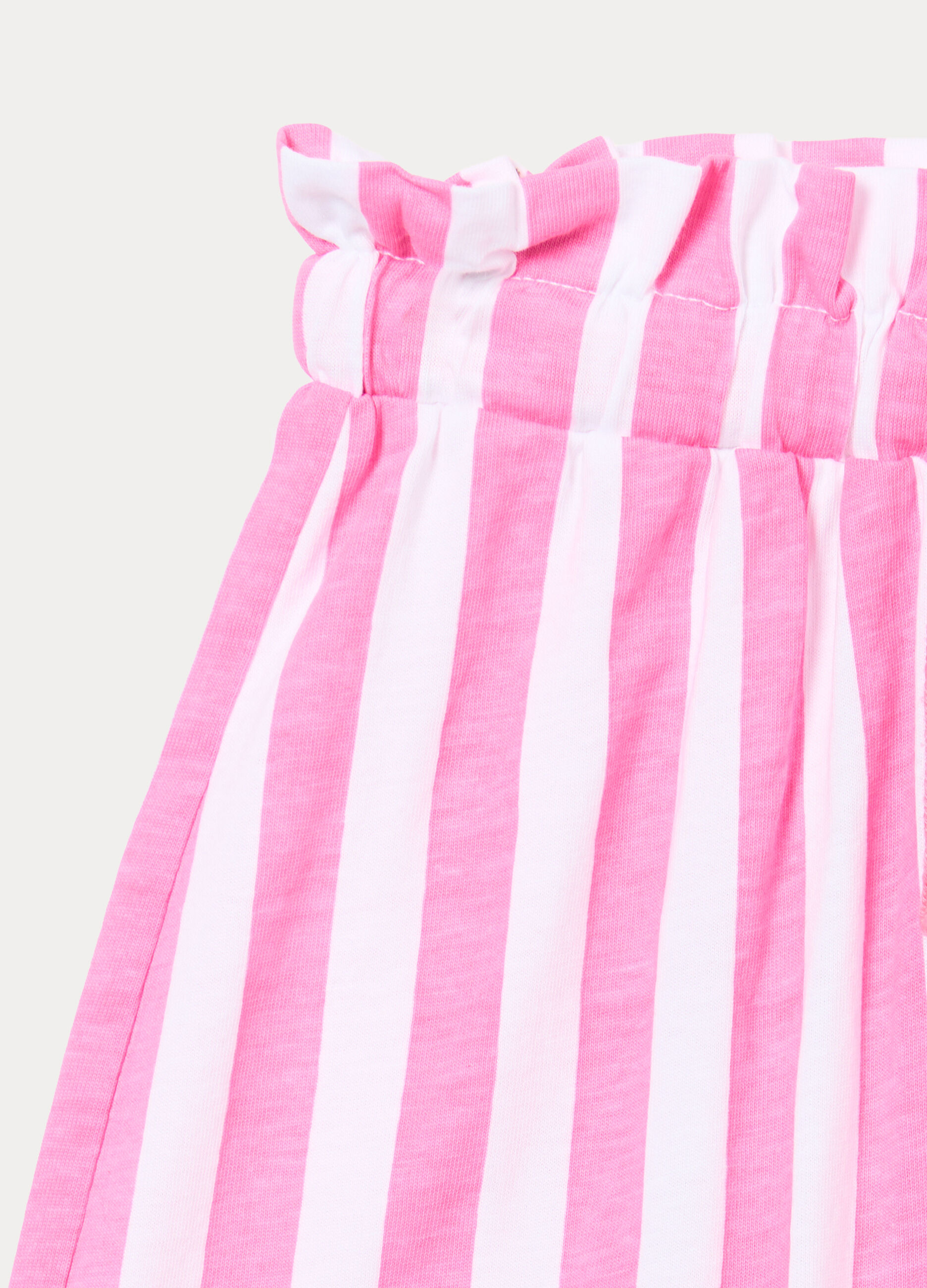 Shorts fit regular in jersey di puro cotone bambina_2