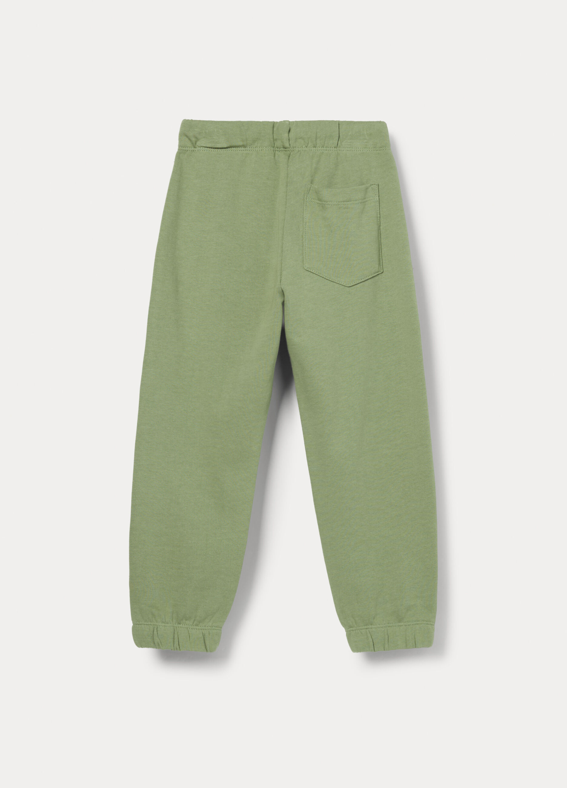 Jogger in french terry di puro cotone bambino_1