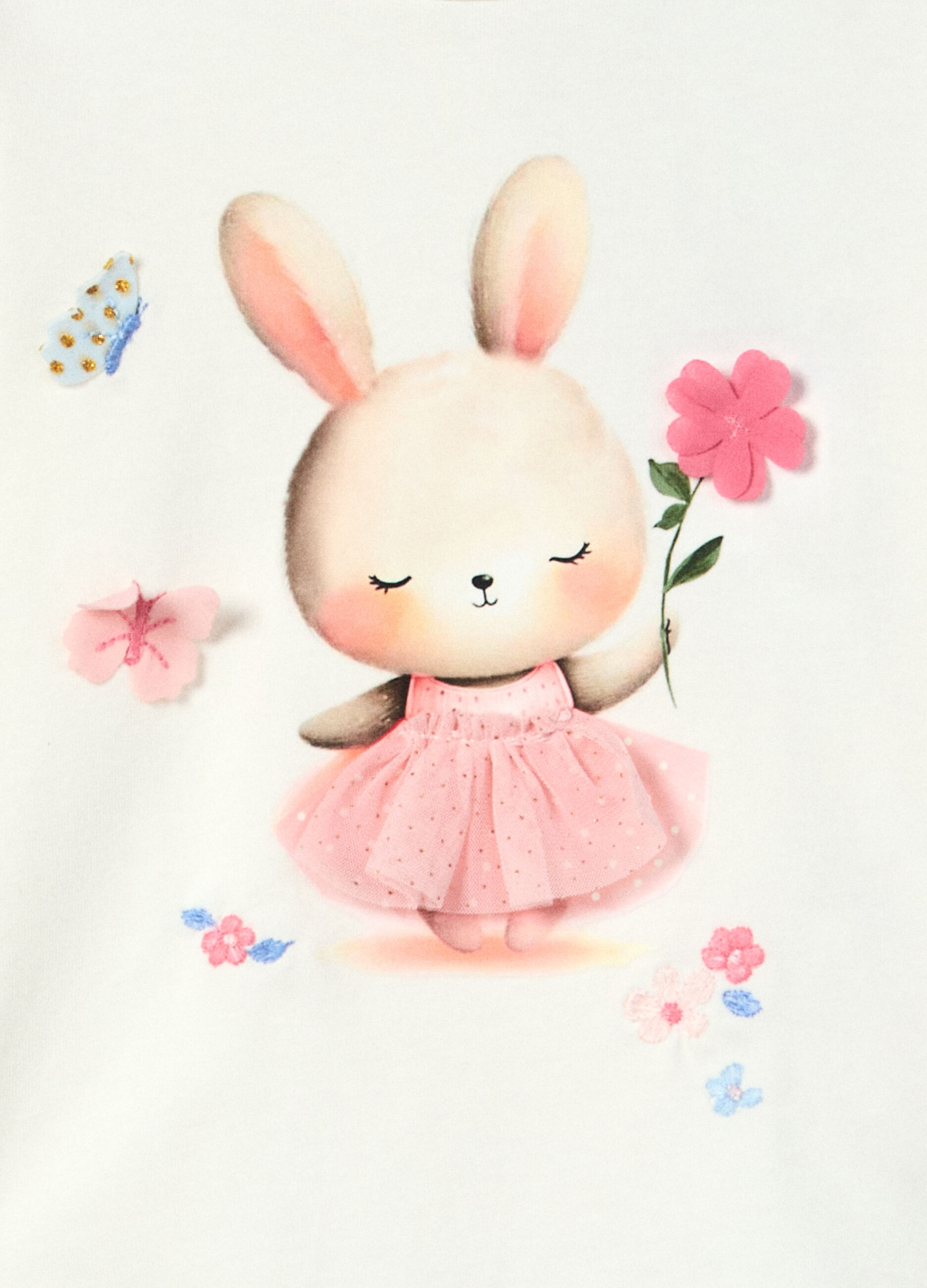 T-shirt in jersey di cotone stretch bimba_2