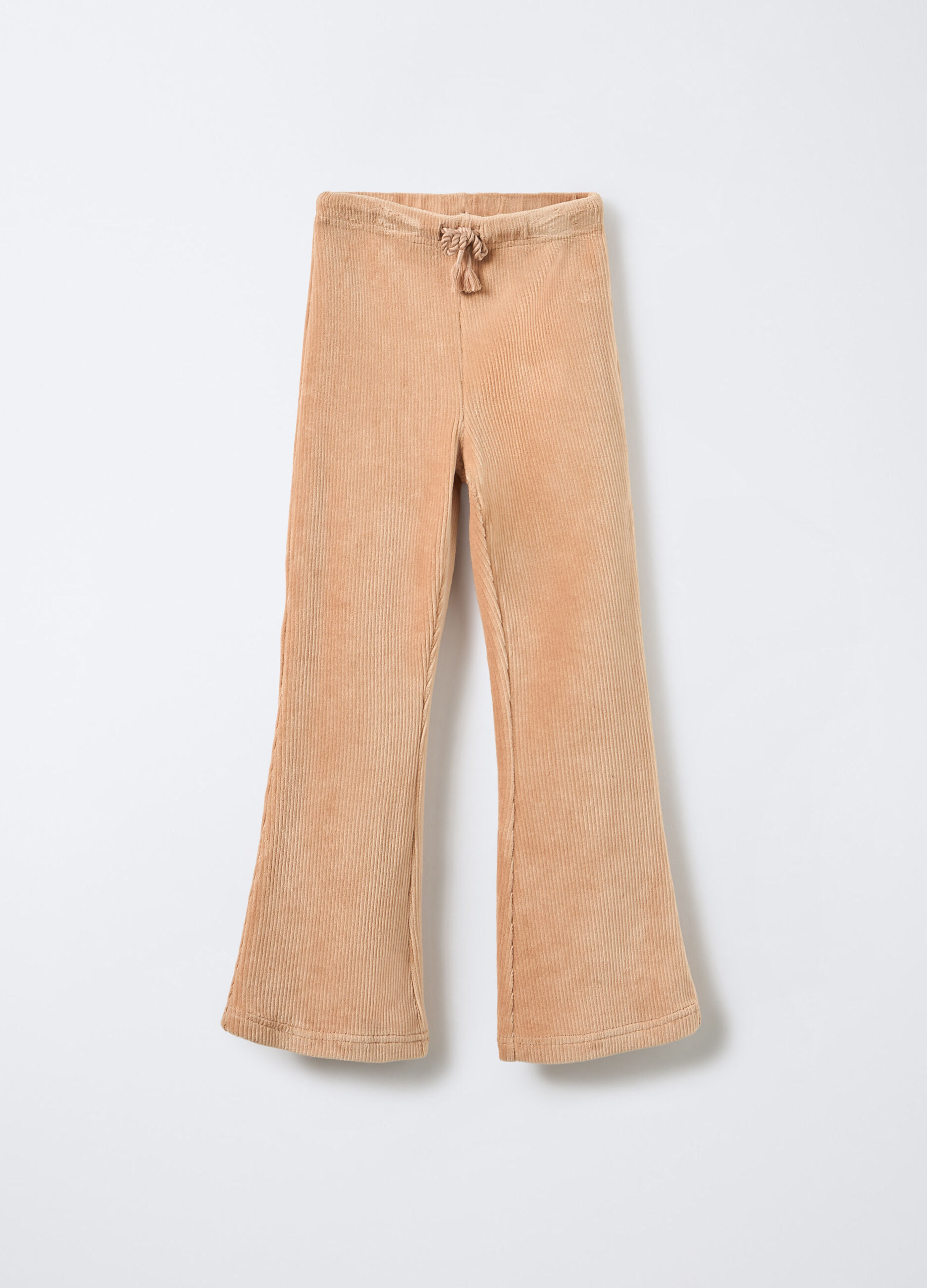 Treggings Flare Fit in costina velour bambina_0