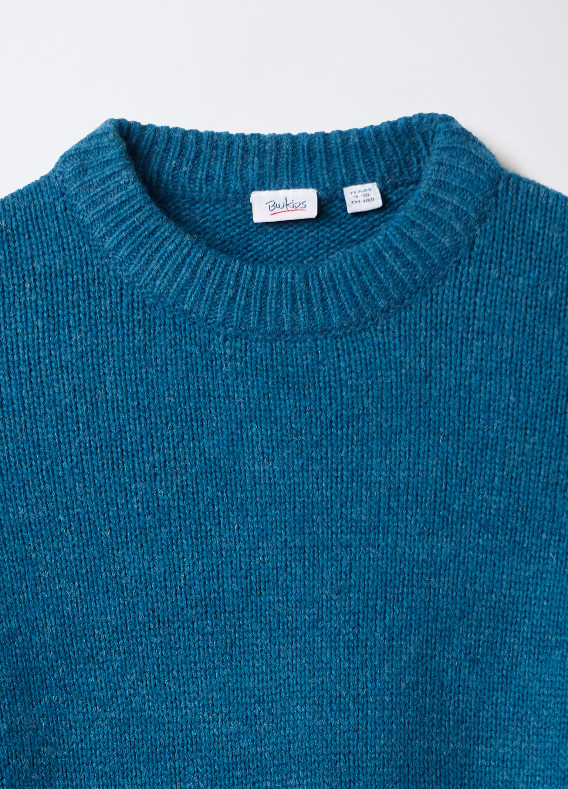 Maglione girocollo misto lana ragazzo_2