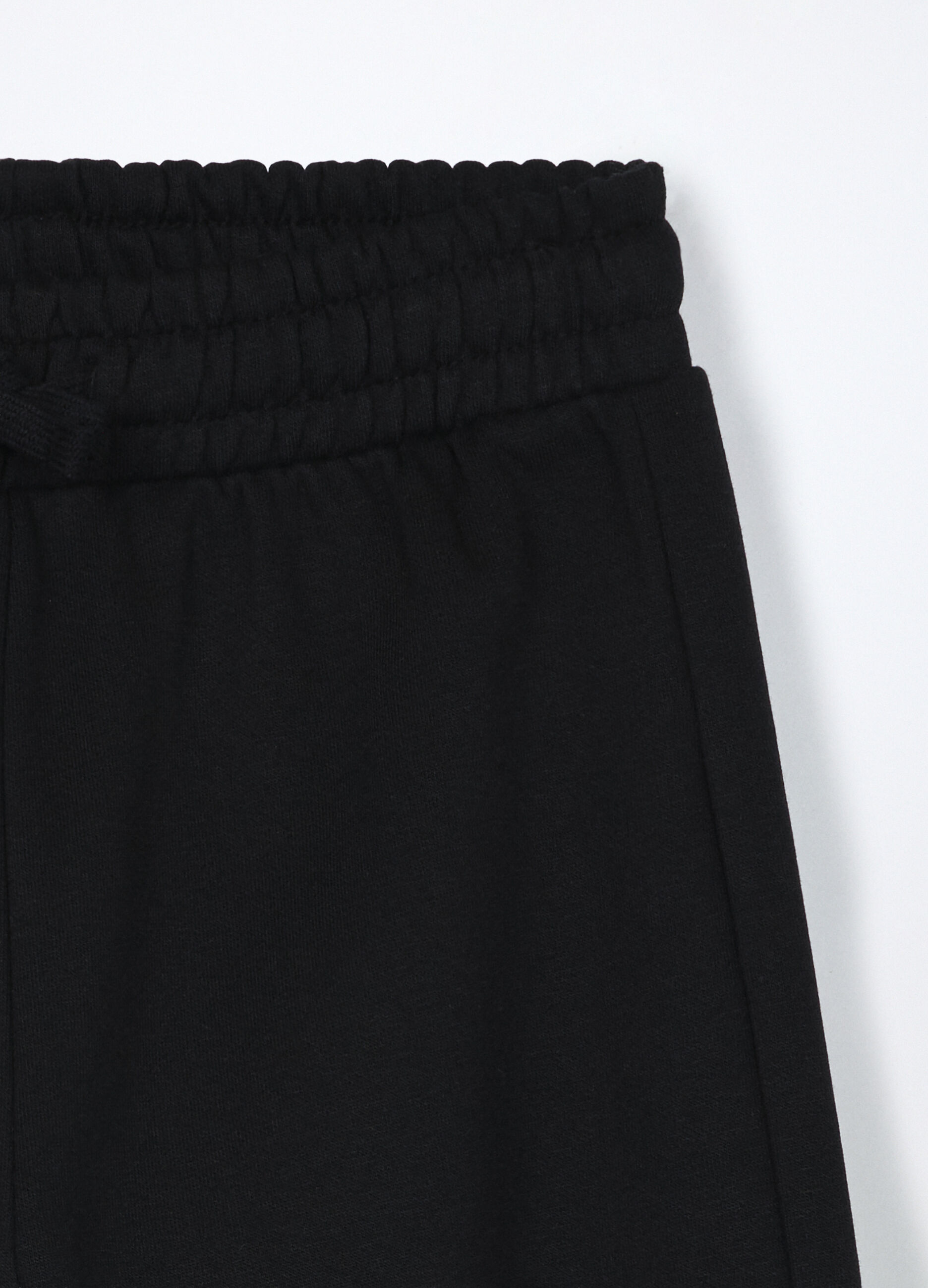 Jogger cargo in misto cotone fleece ragazza_2