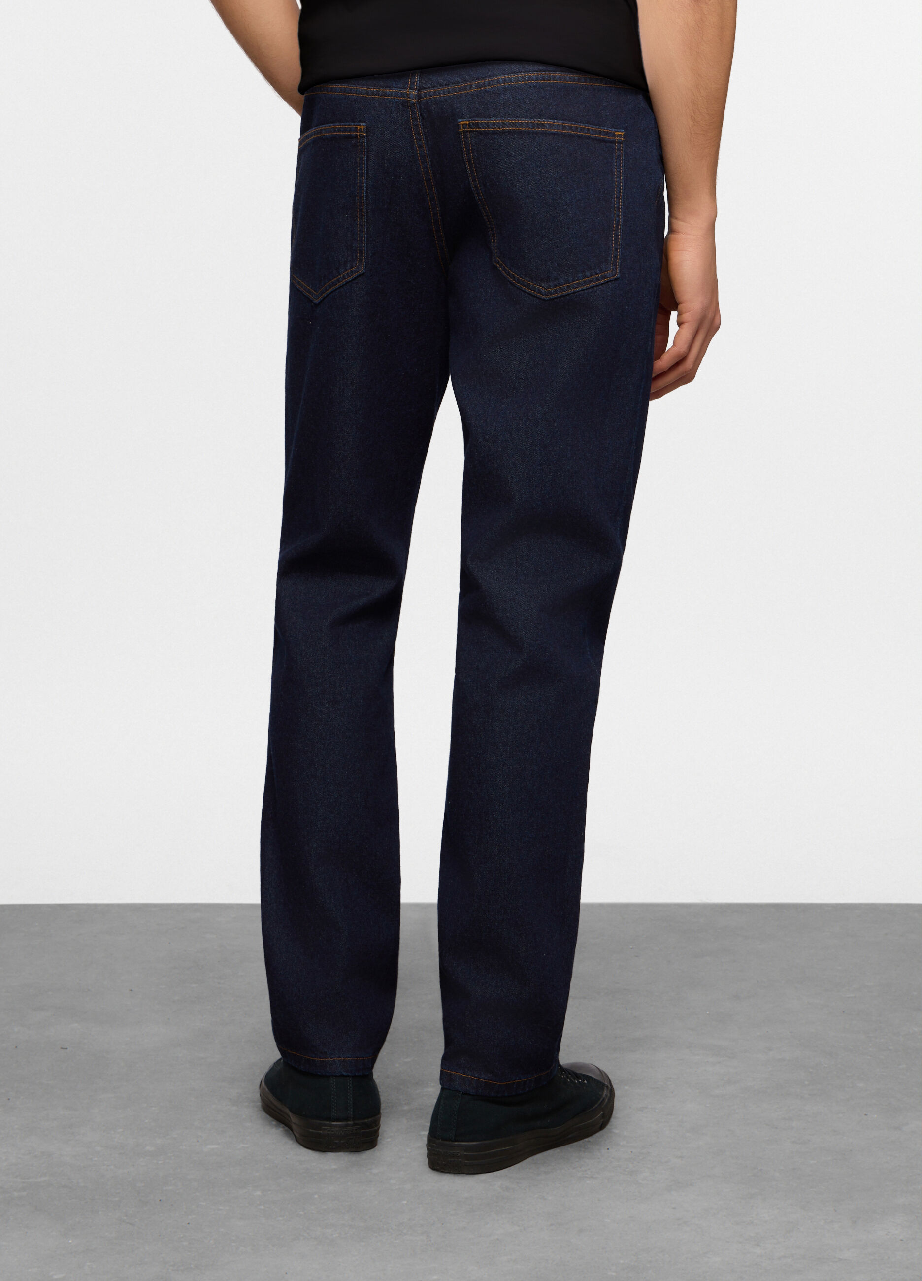 Jeans 5 tasche slim fit in denim uomo_2