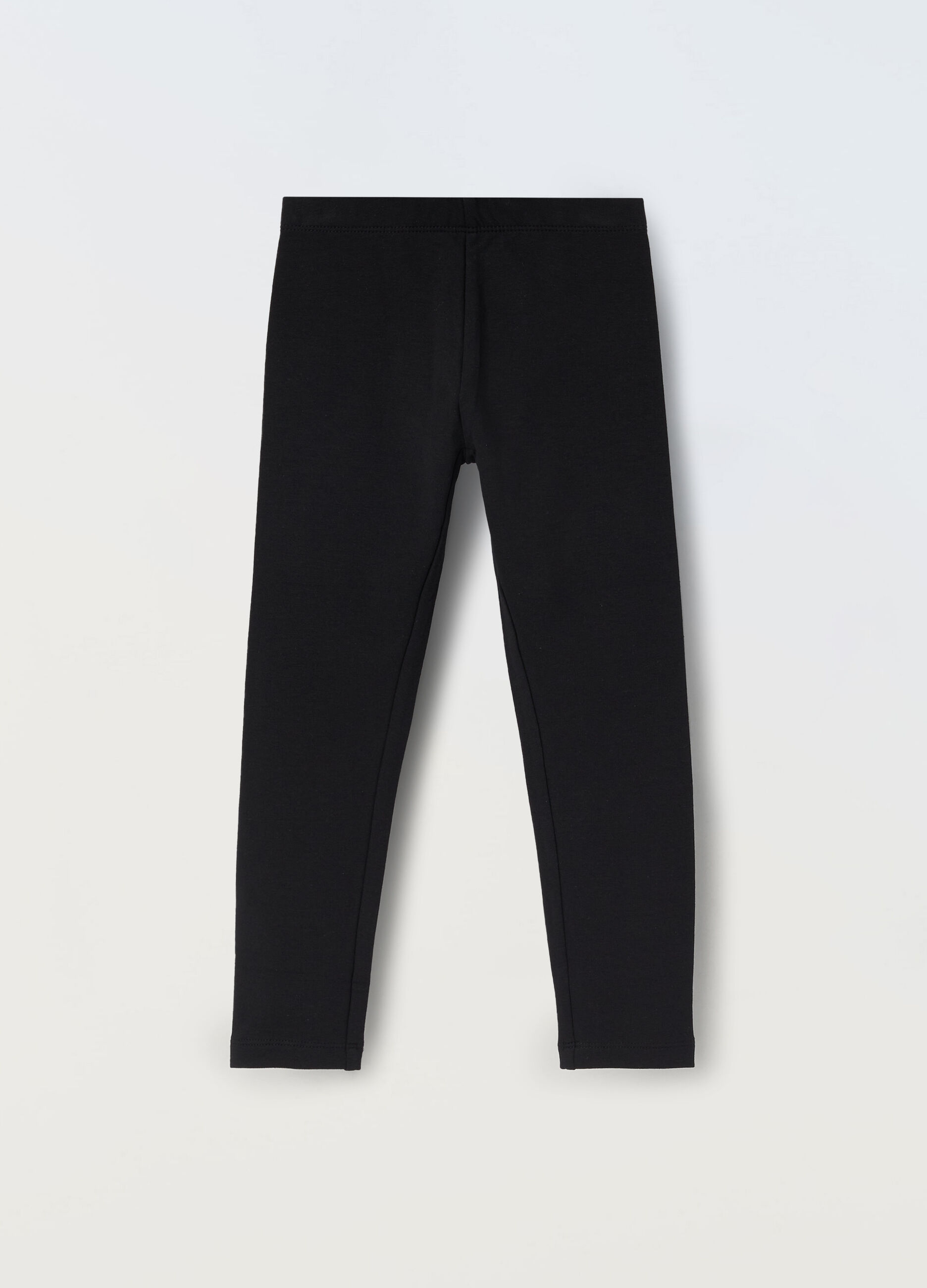 Leggings in french terry stretch bambina_0