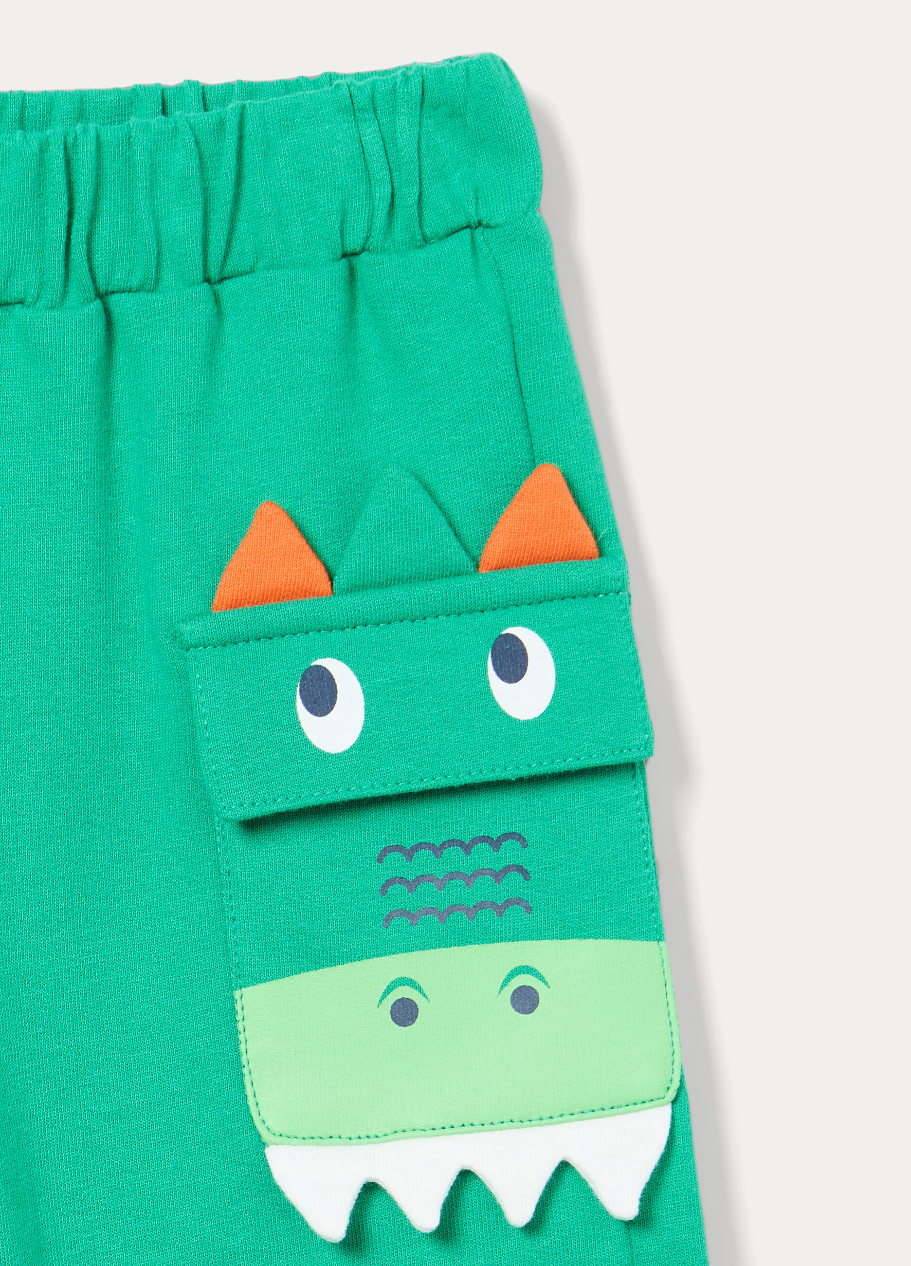 Shorts in french terry di puro cotone bimbo_1
