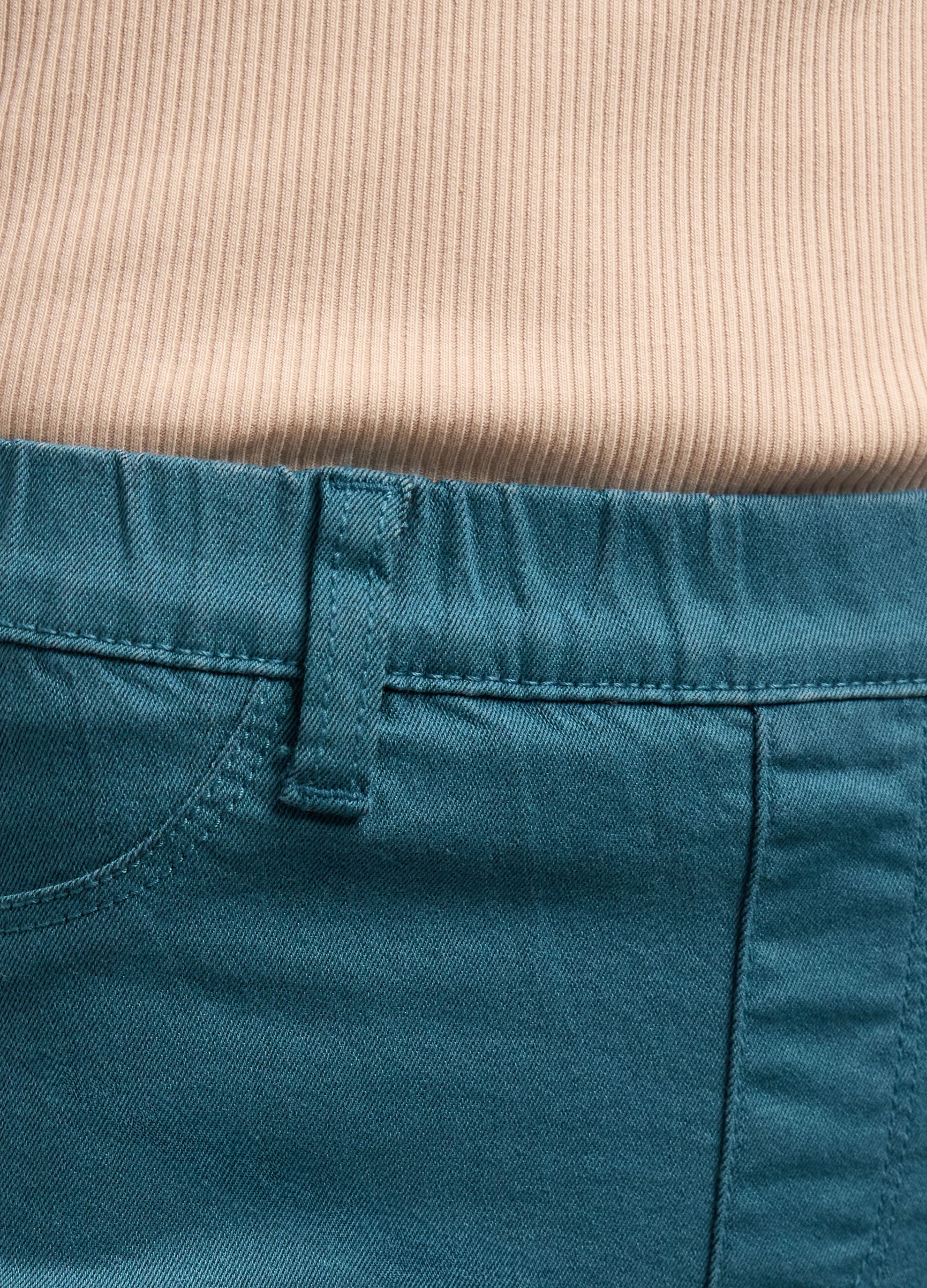 Jeggings in misto cotone stretch donna_2