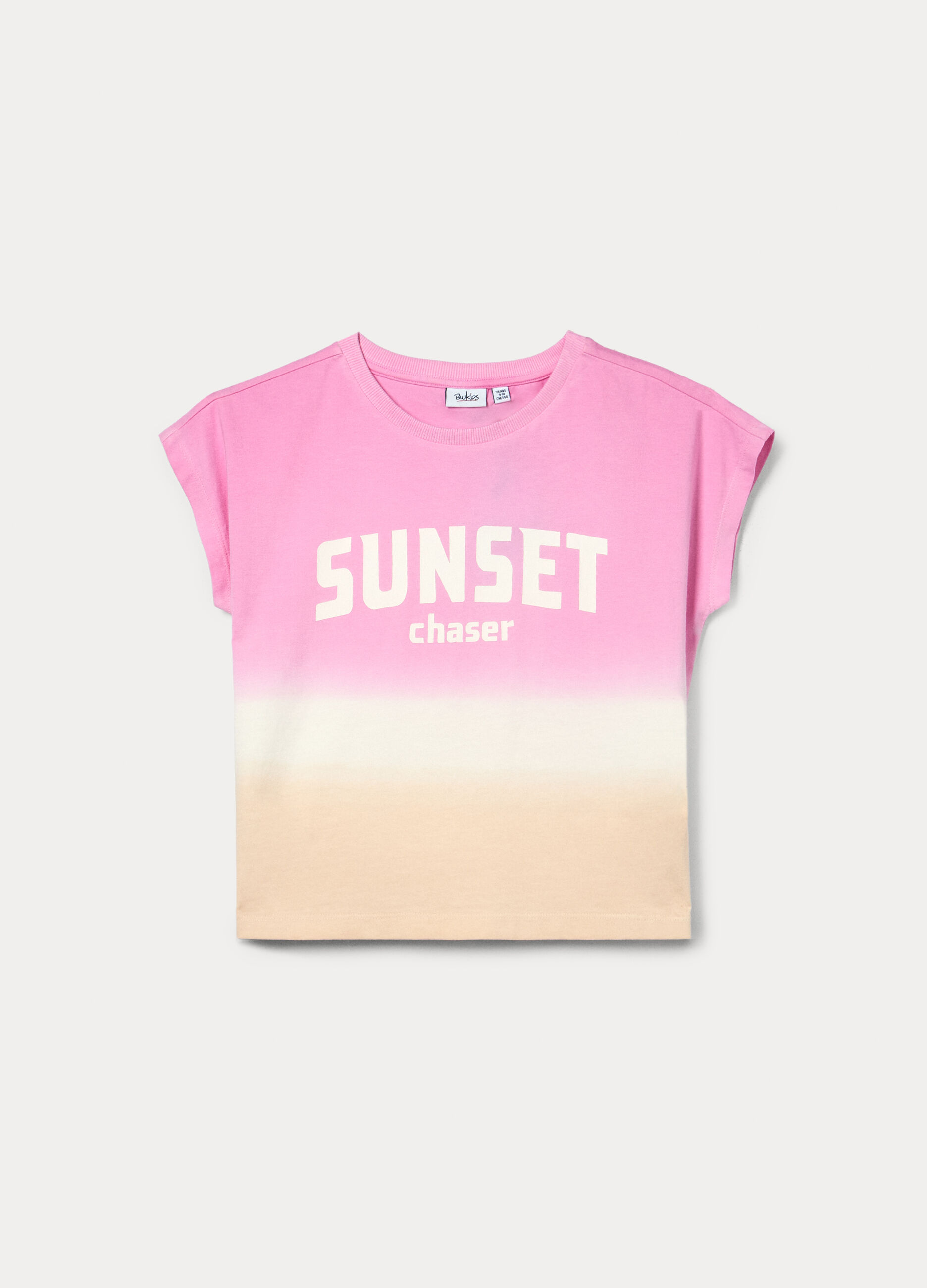 T-shirt in jersey di puro cotone ragazza_0