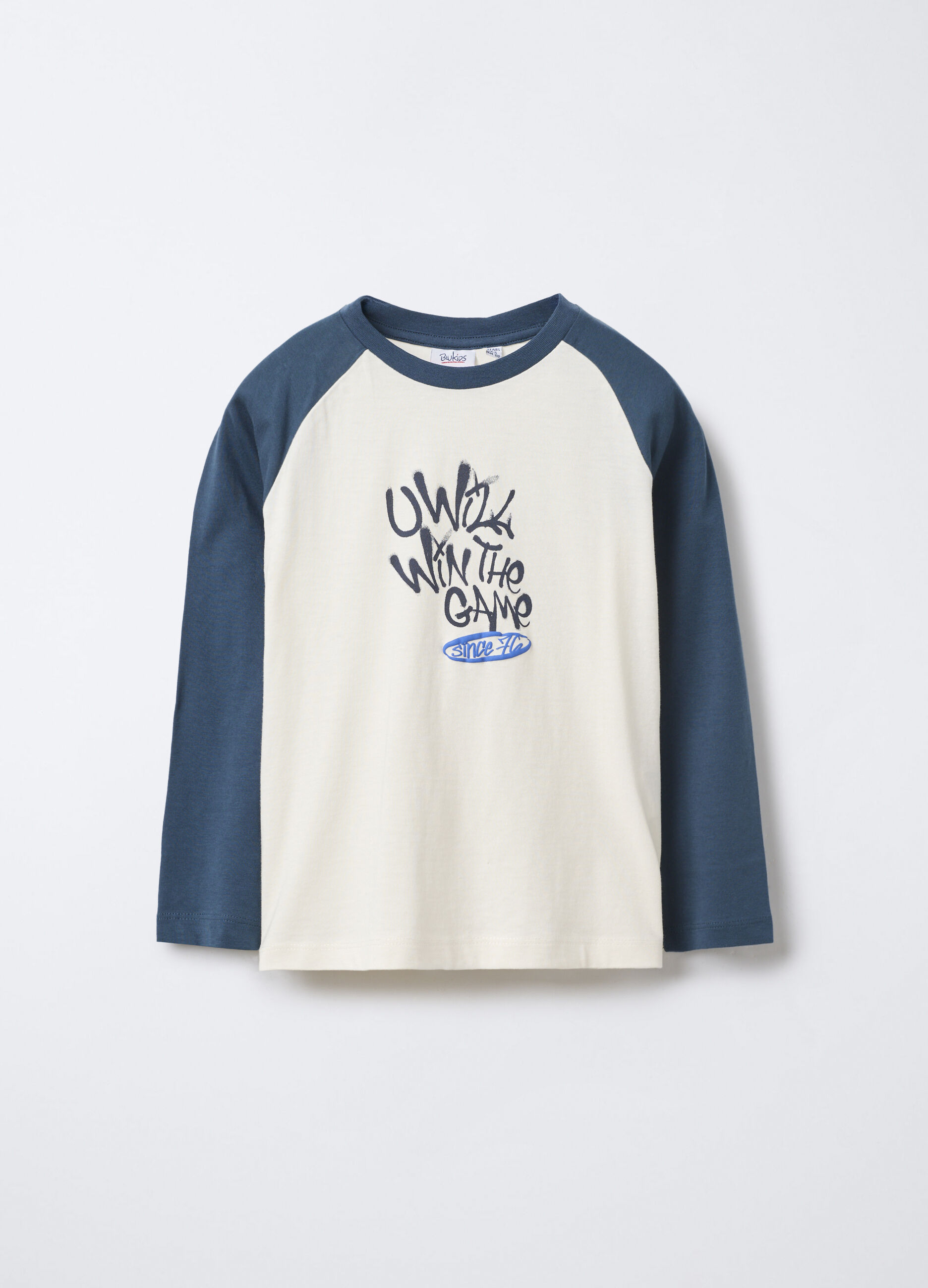 T-shirt in jersey di puro cotone bambino_0