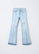 Pantaloni in denim di cotone stretch Flare Fit ragazza_0