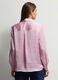 Camicia Fit Over con colletto alla francese in raso donna_1