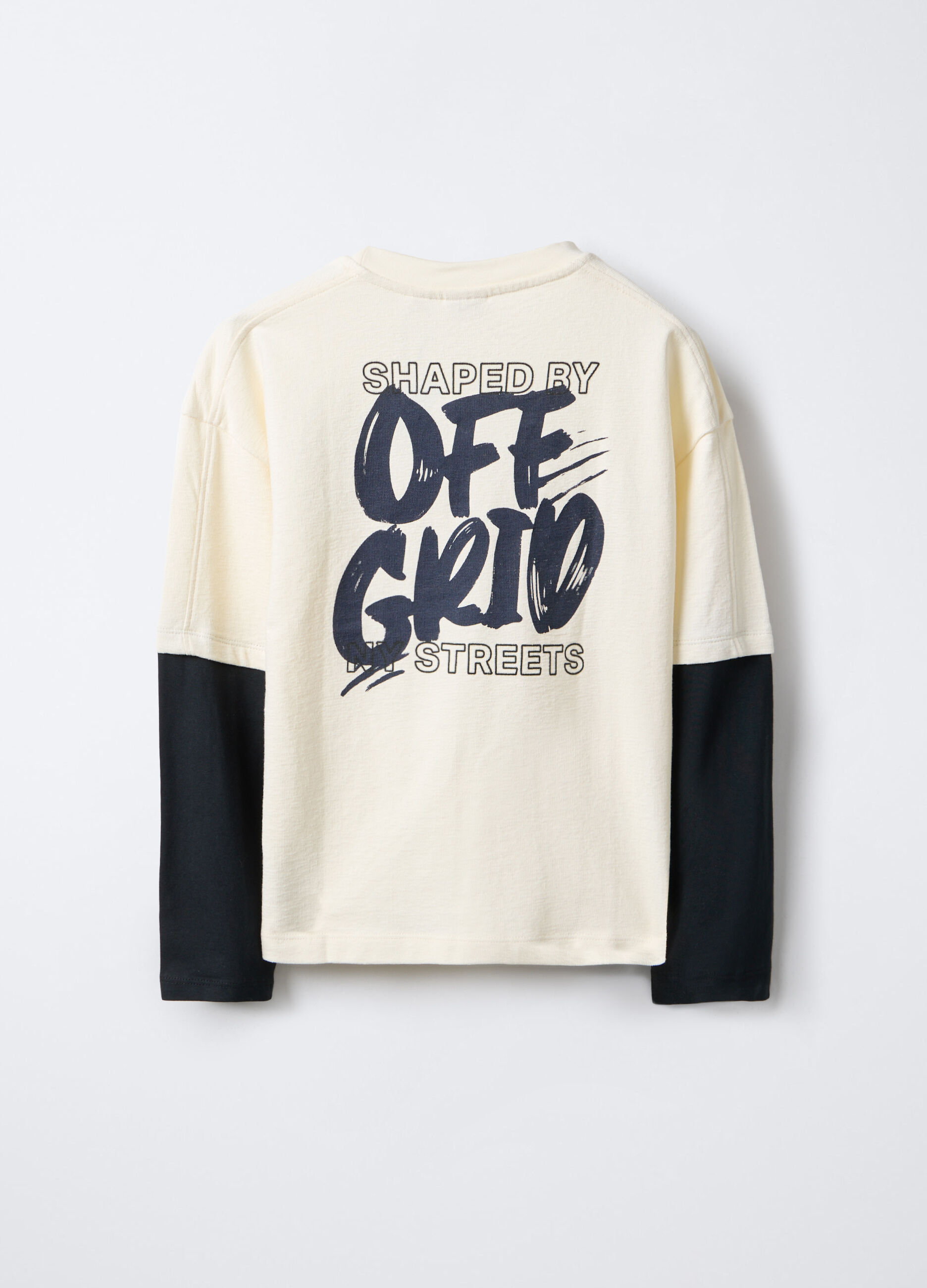T-shirt girocollo Fit Over ragazzo_1