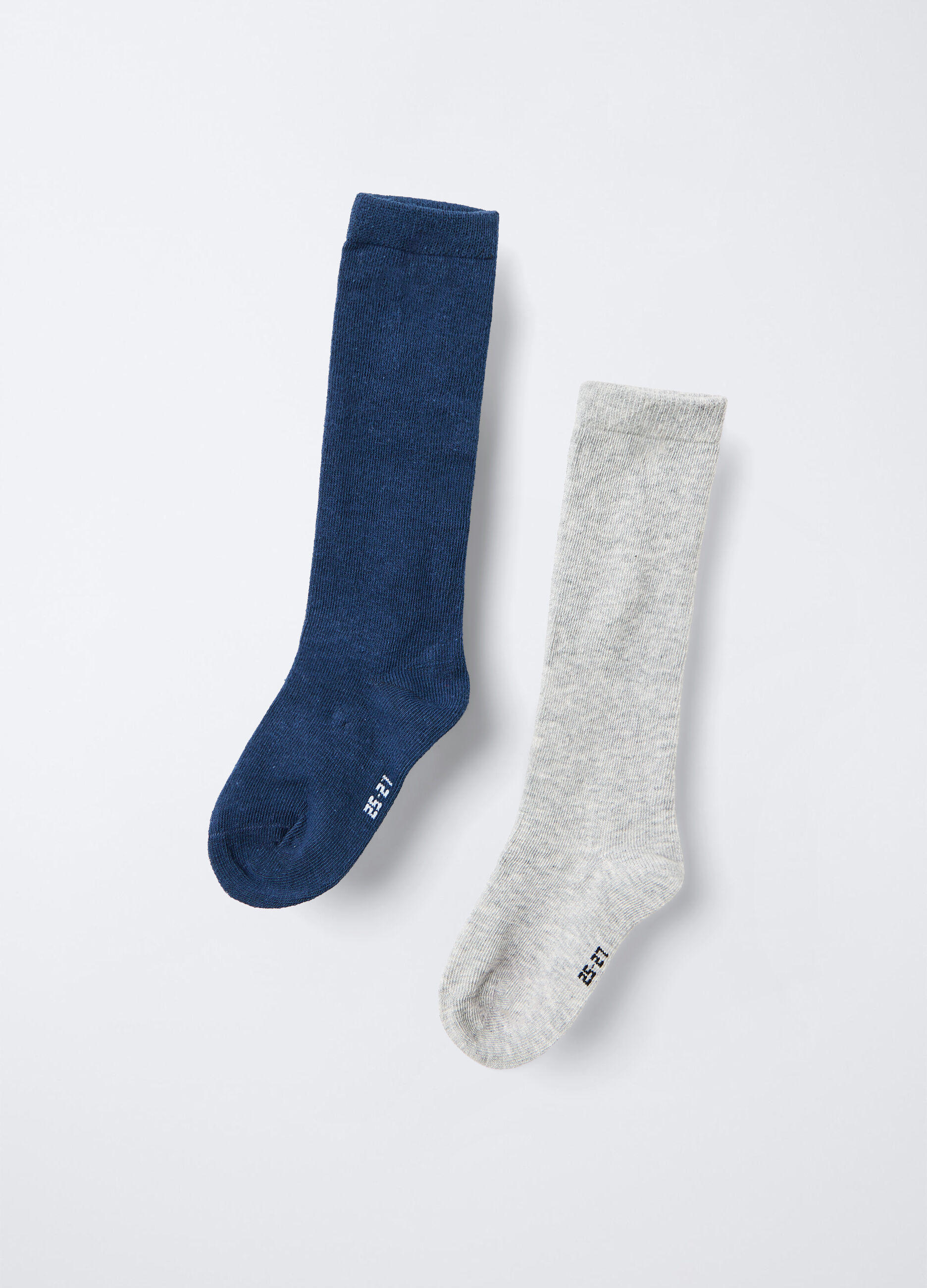 Pack 3 calze lunge in cotone stretch bambino_1