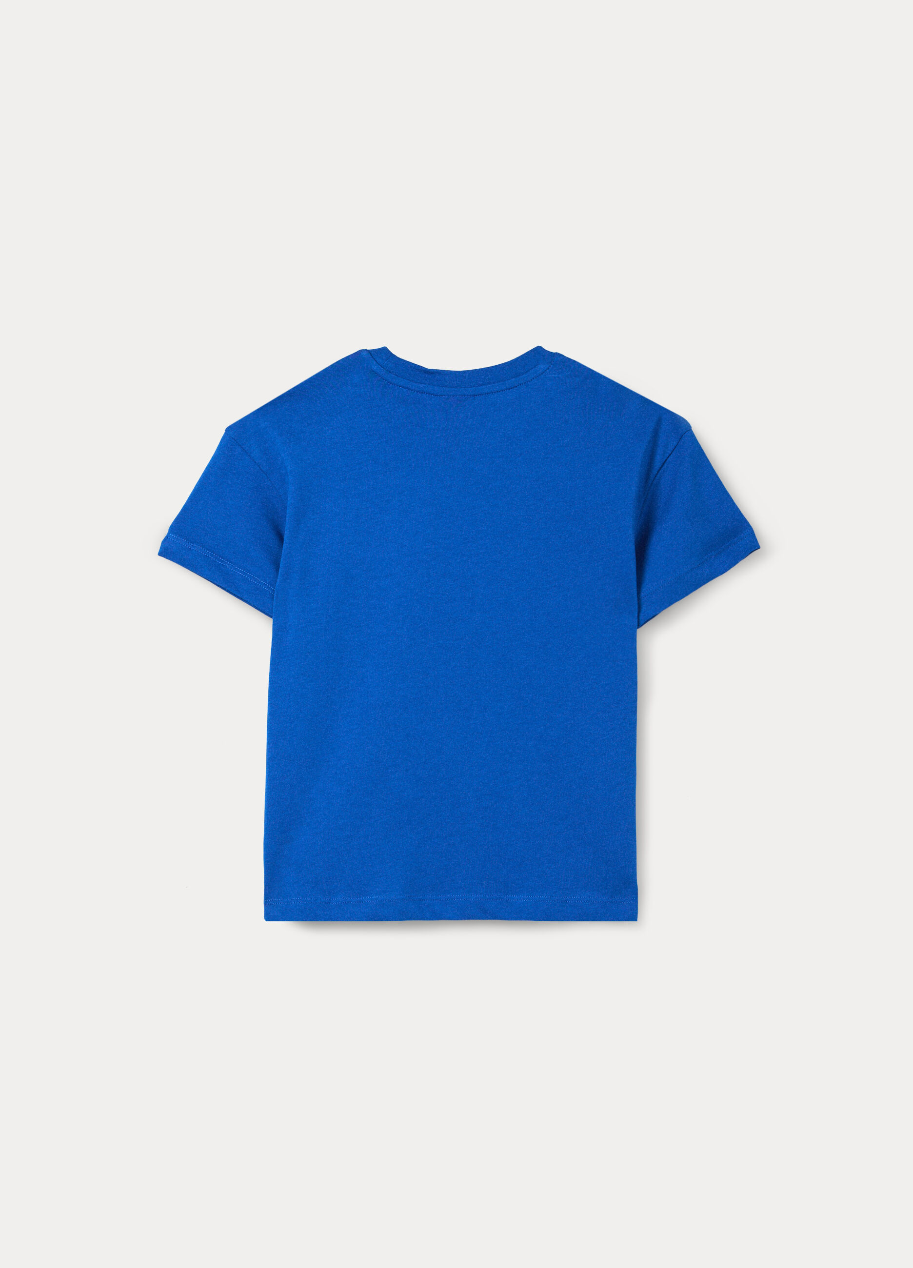 T-shirt girocollo in jersey di puro cotone bambino_1