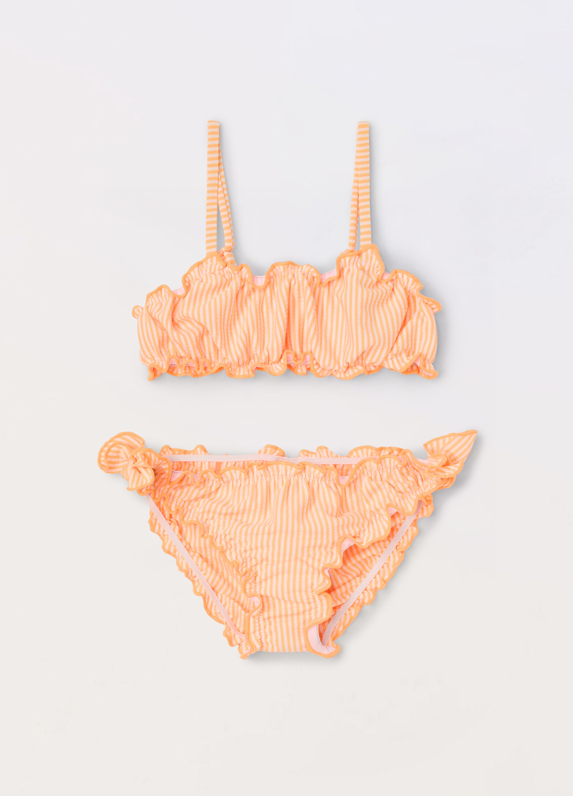 Bikini costume a righe bambina_0