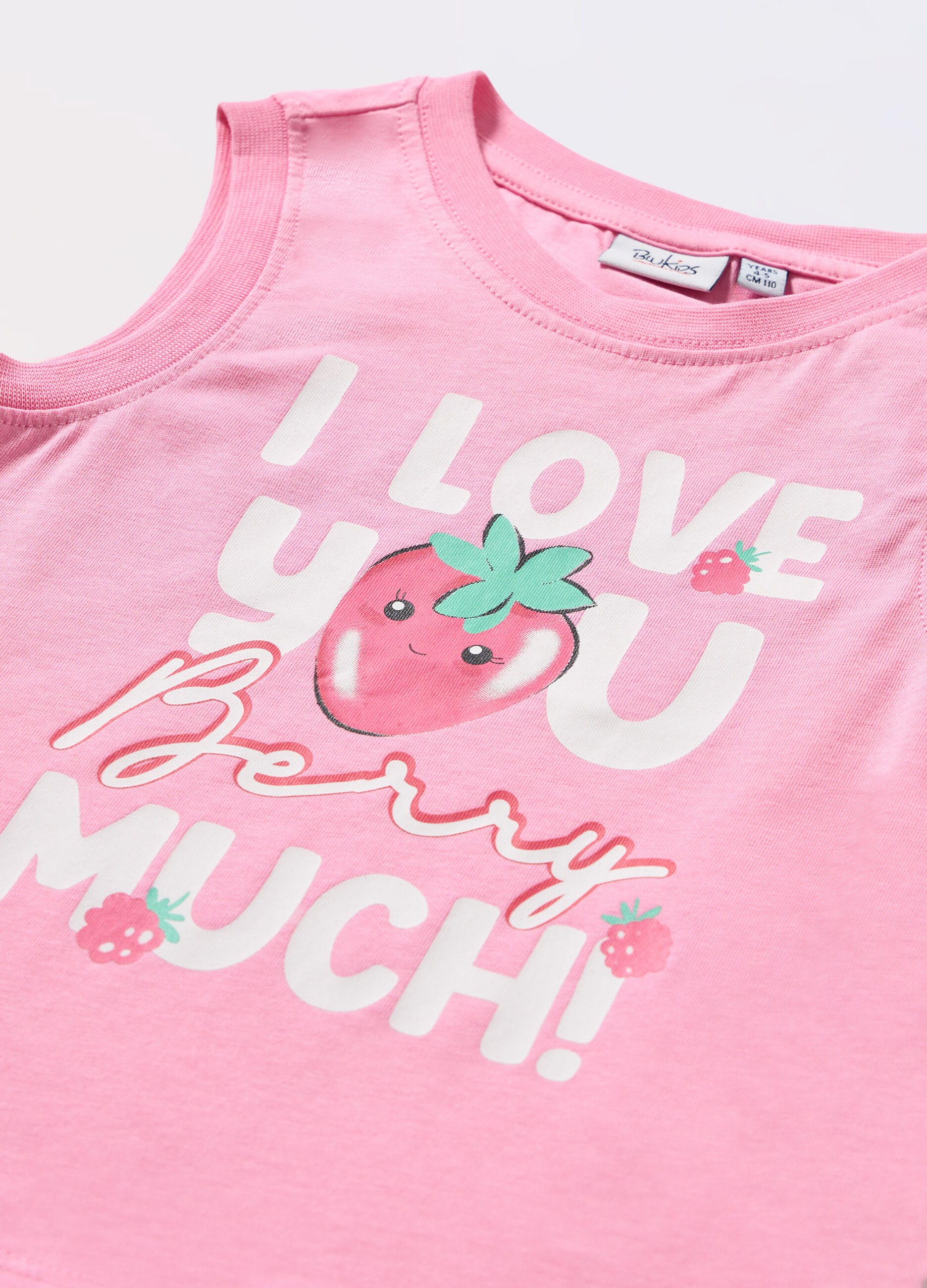 Top in jersey di puro cotone bambina_1