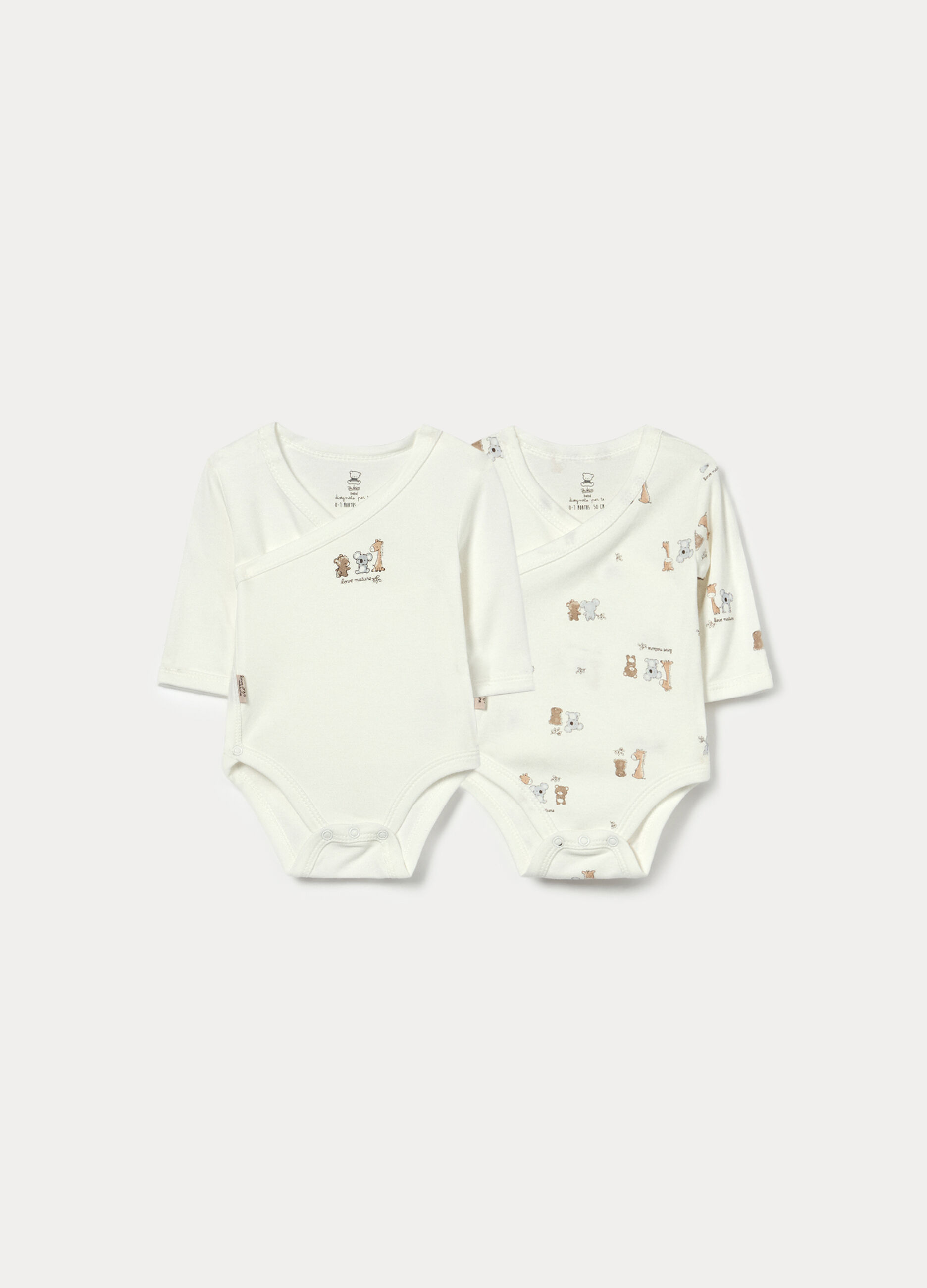 Pack 2 body in interlock di puro cotone _0