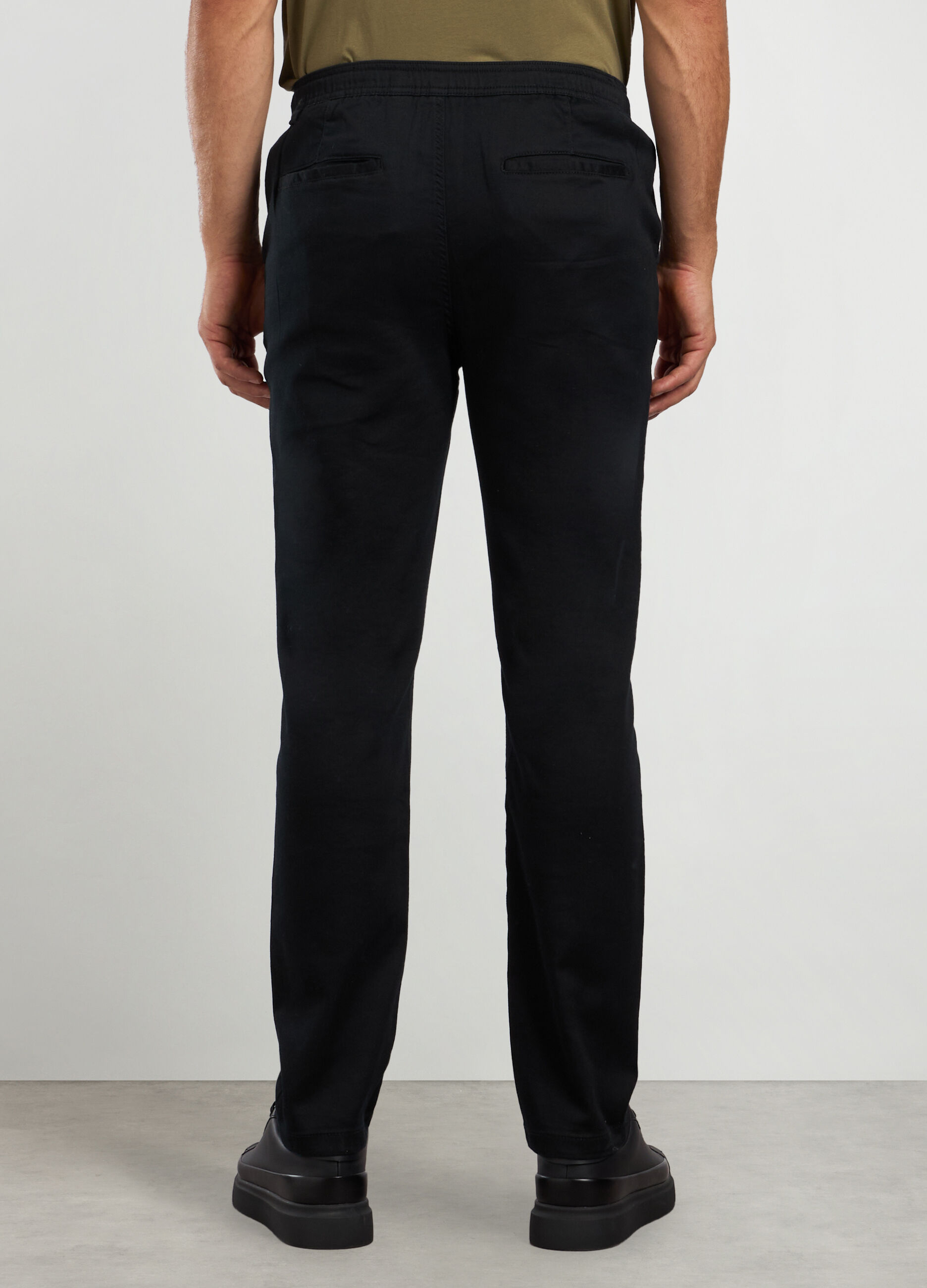 Joggers slim fit in misto cotone uomo_1