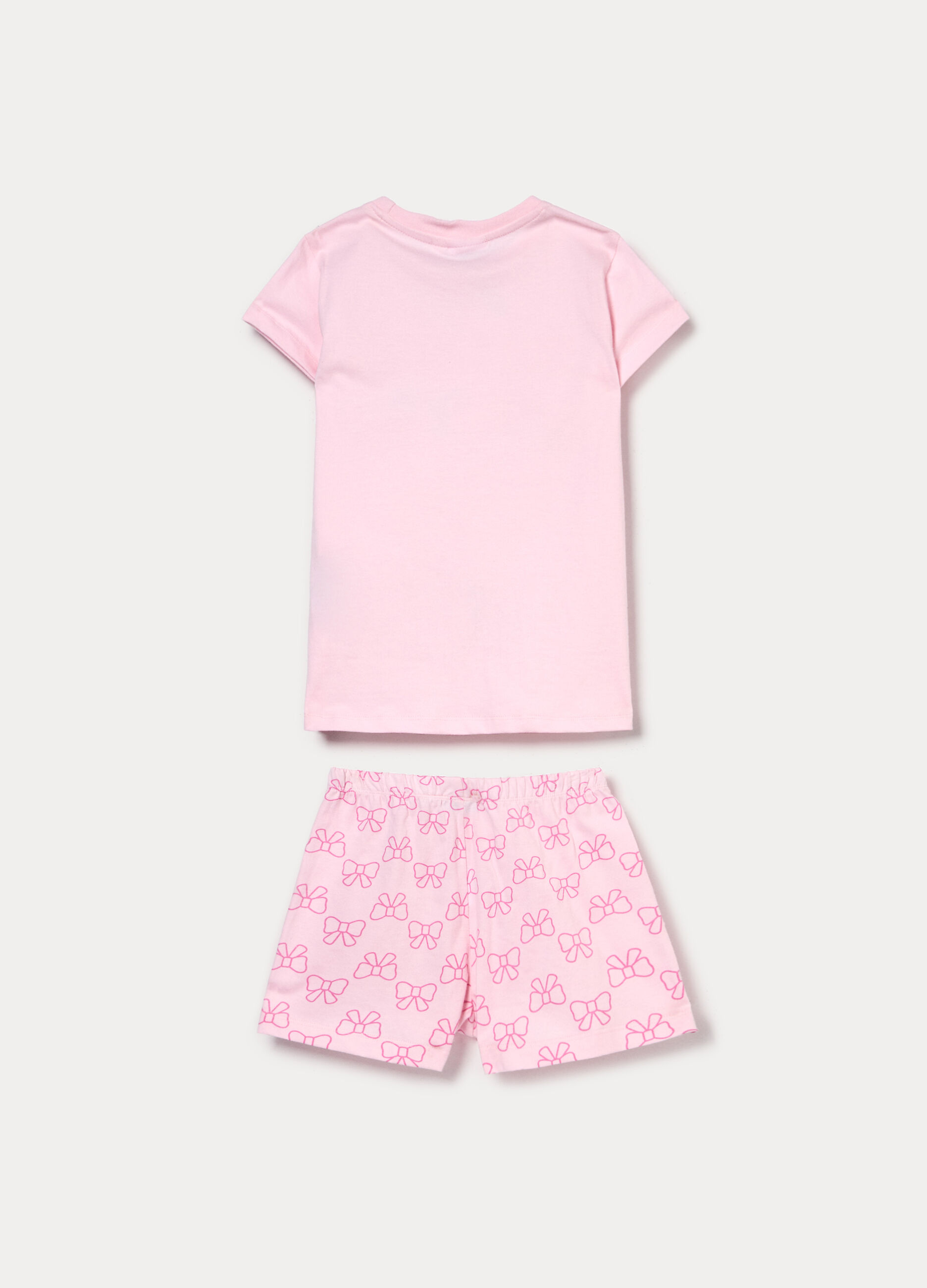 Set pigiama corto Hello Kitty in jersey di puro cotone bambina _1