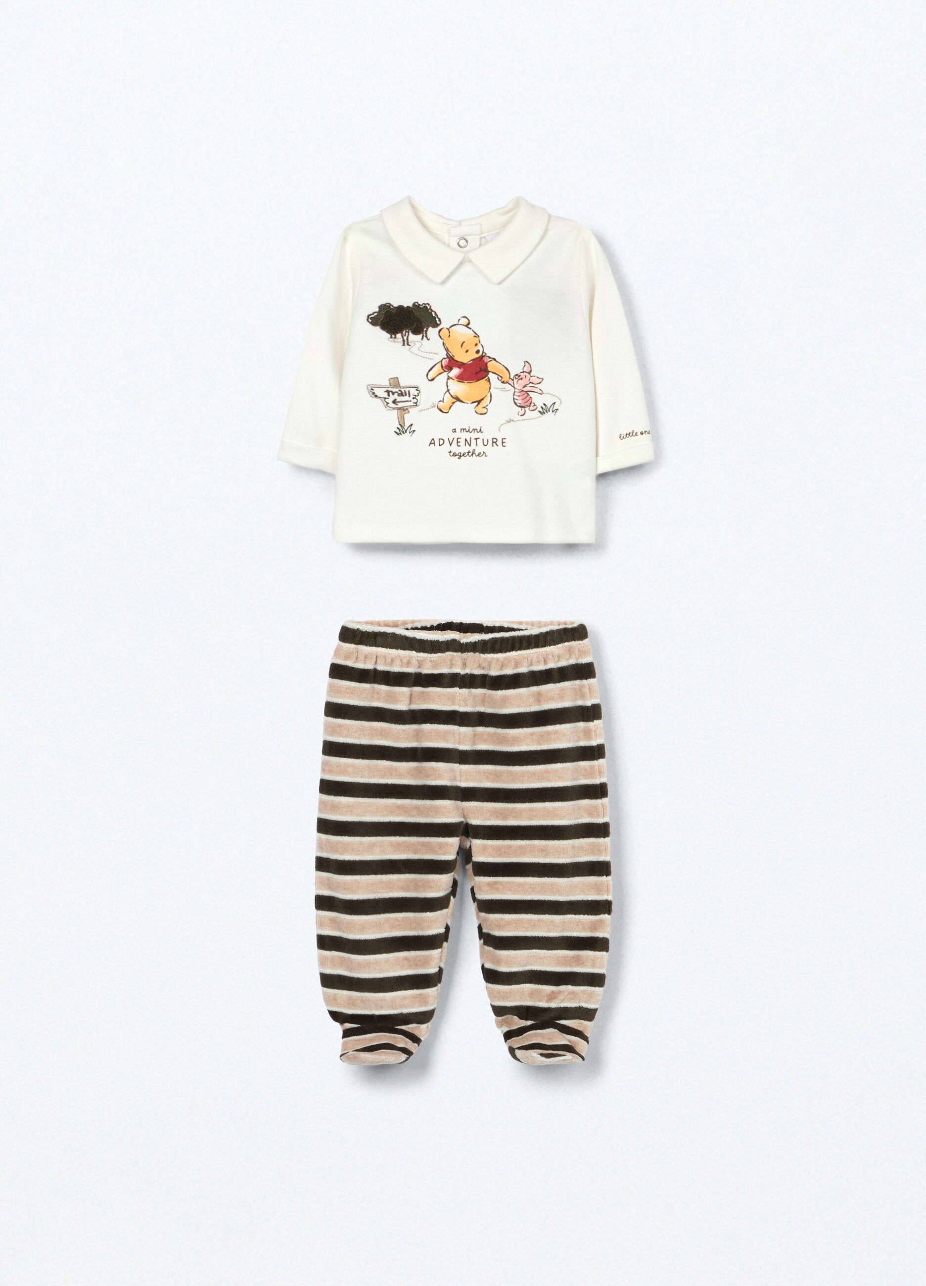 Set in interlock di puro cotone neonato_0