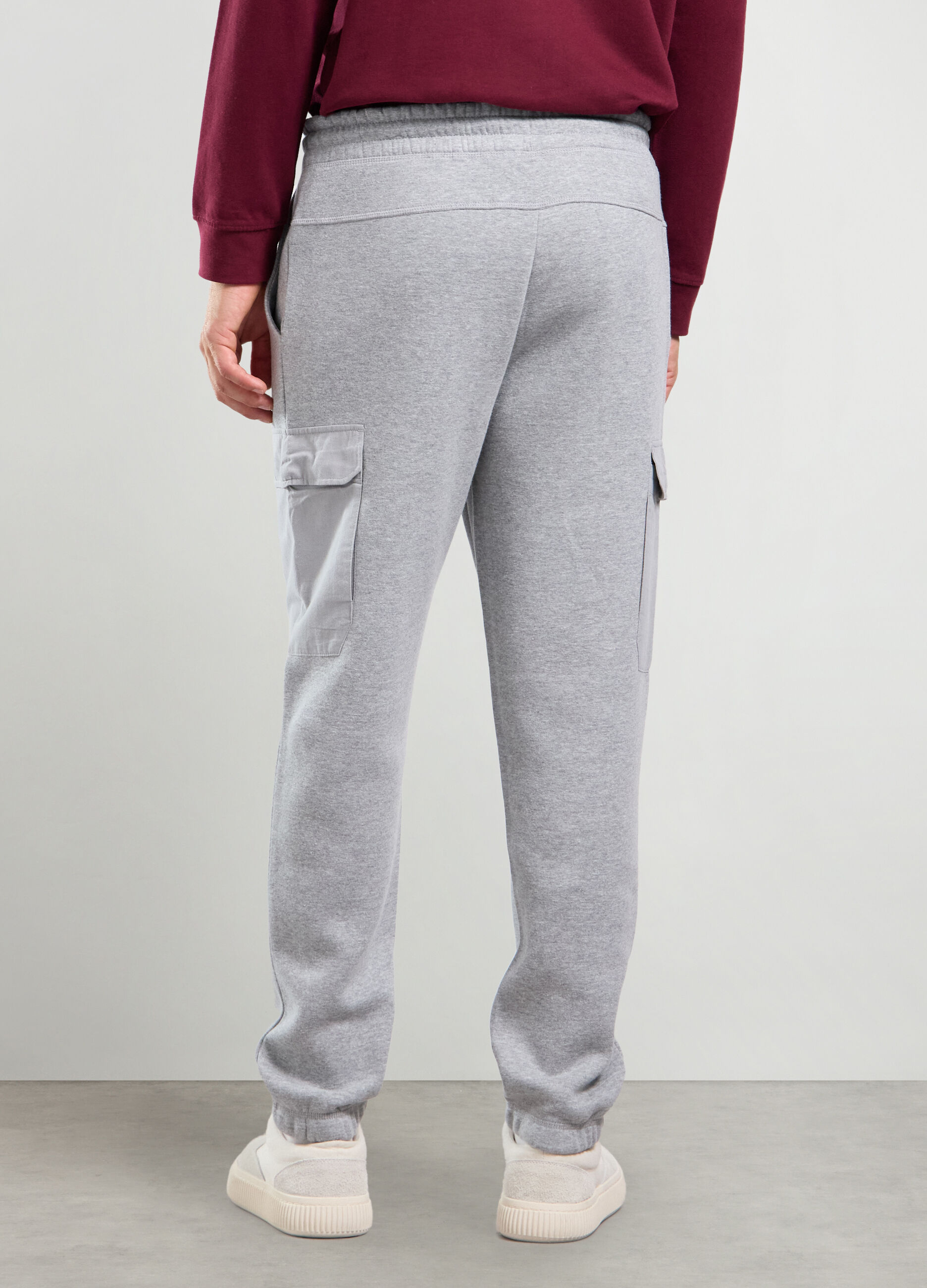 Jogger regular fit in misto cotone uomo_1