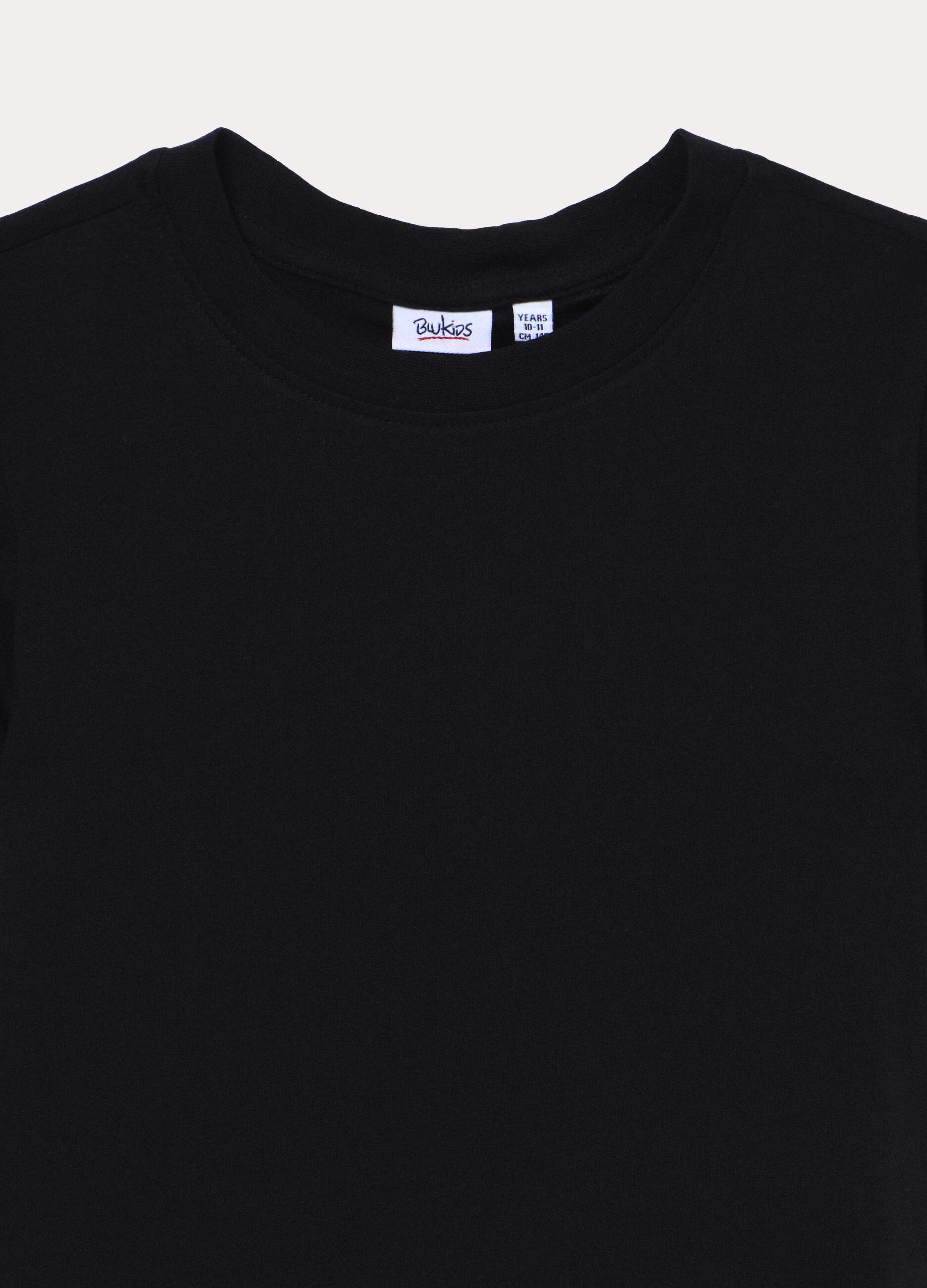 T-shirt girocollo in jersey di puro cotone ragazza_2