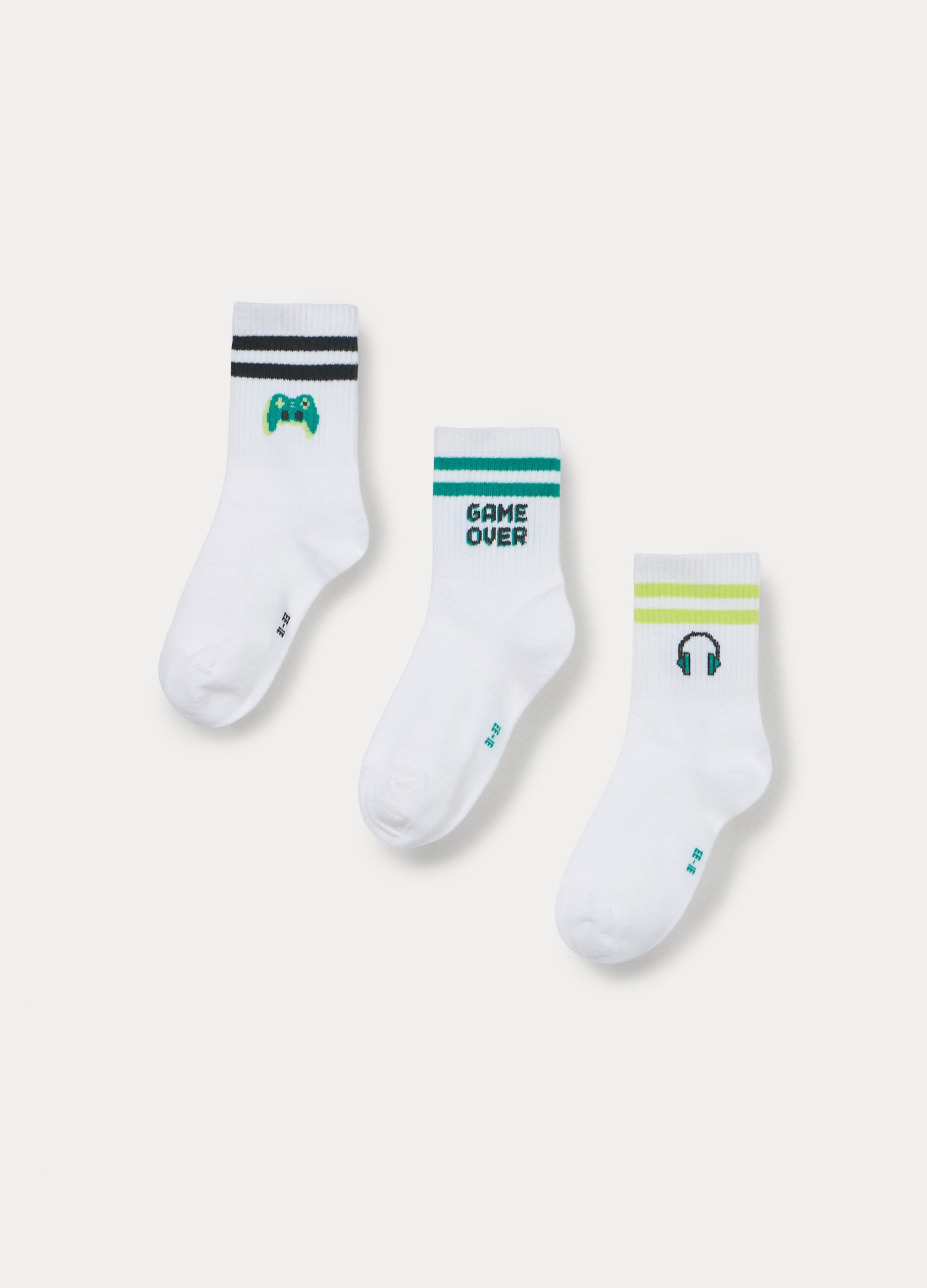 Pack 3 calze sportive in spugna stretch_1