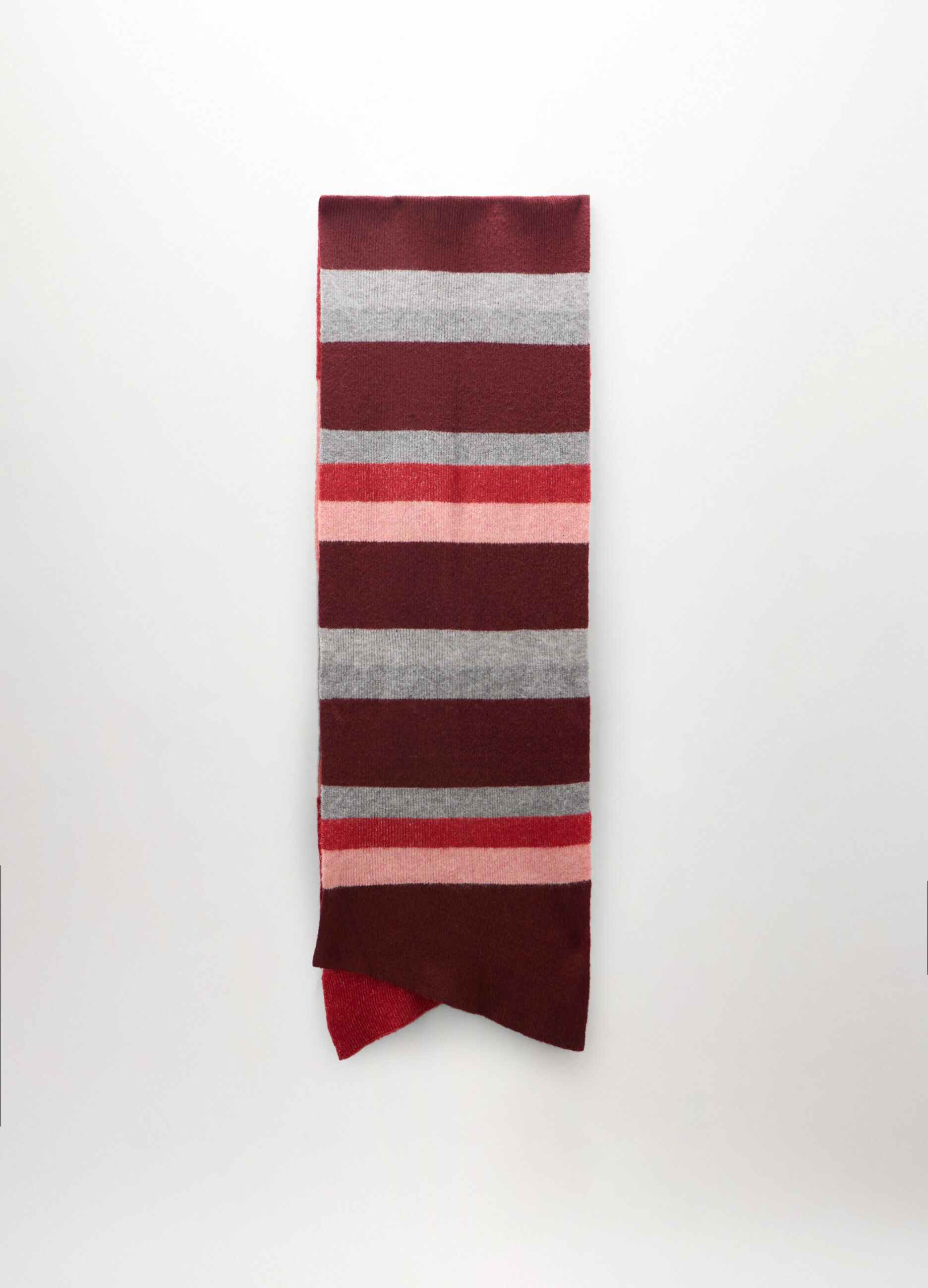 Sciarpa tricot a righe donna_0