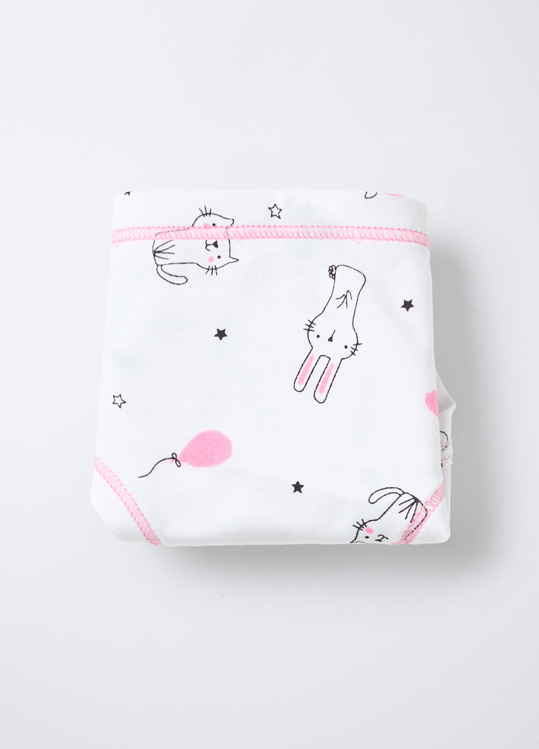 Slip in jersey di cotone stretch bambina_2