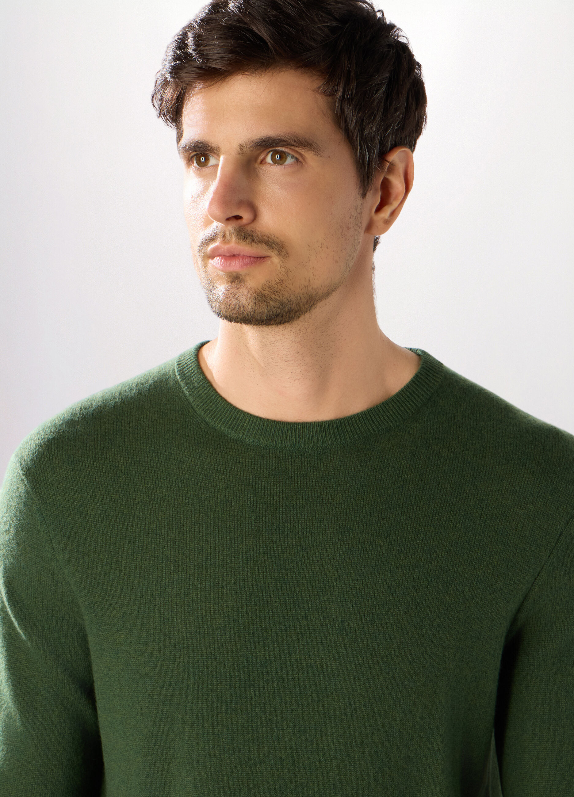 Maglione girocollo in cashmere uomo_2