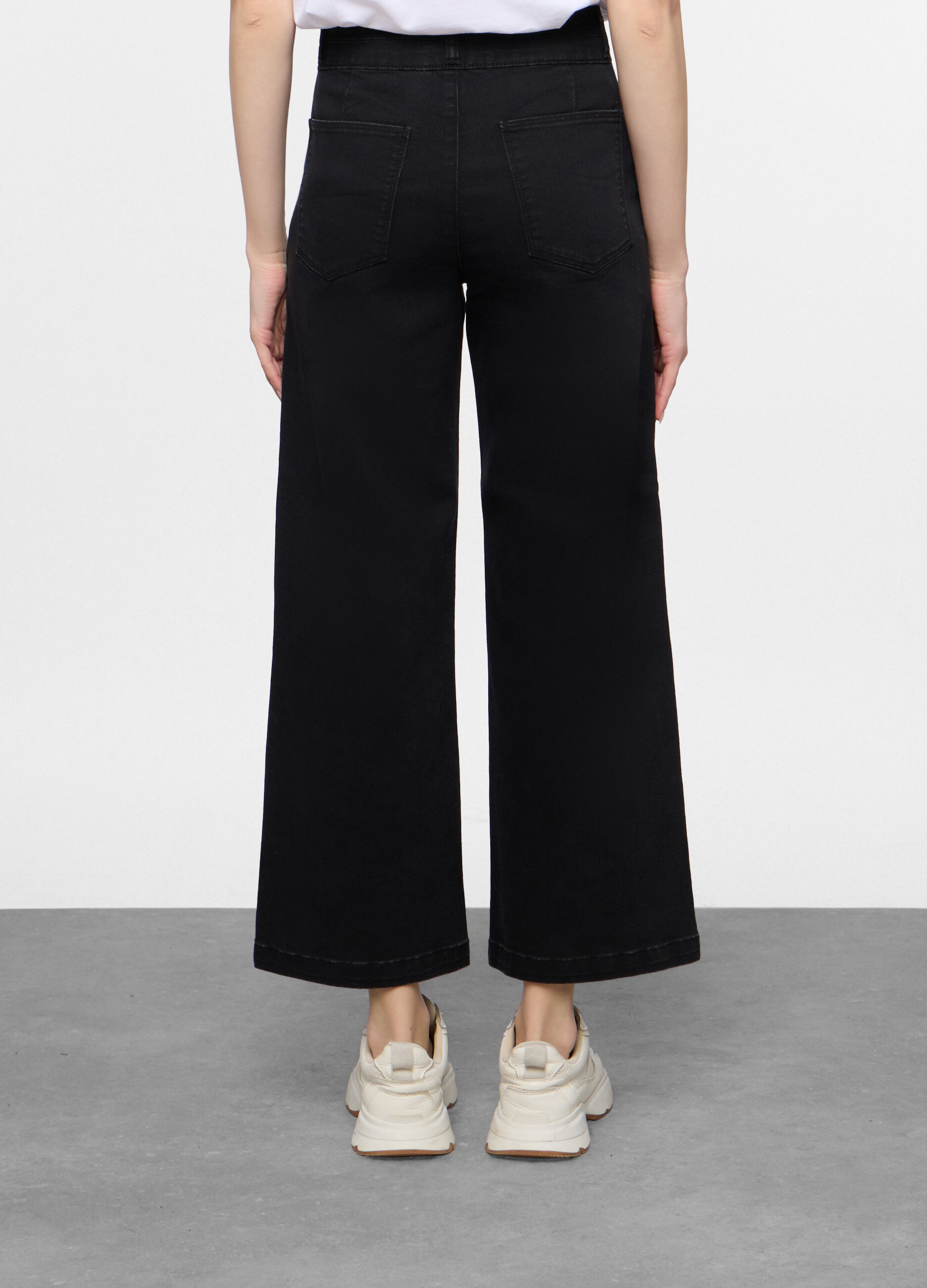 5 Tasche fit Culotte in cotone stretch donna_2