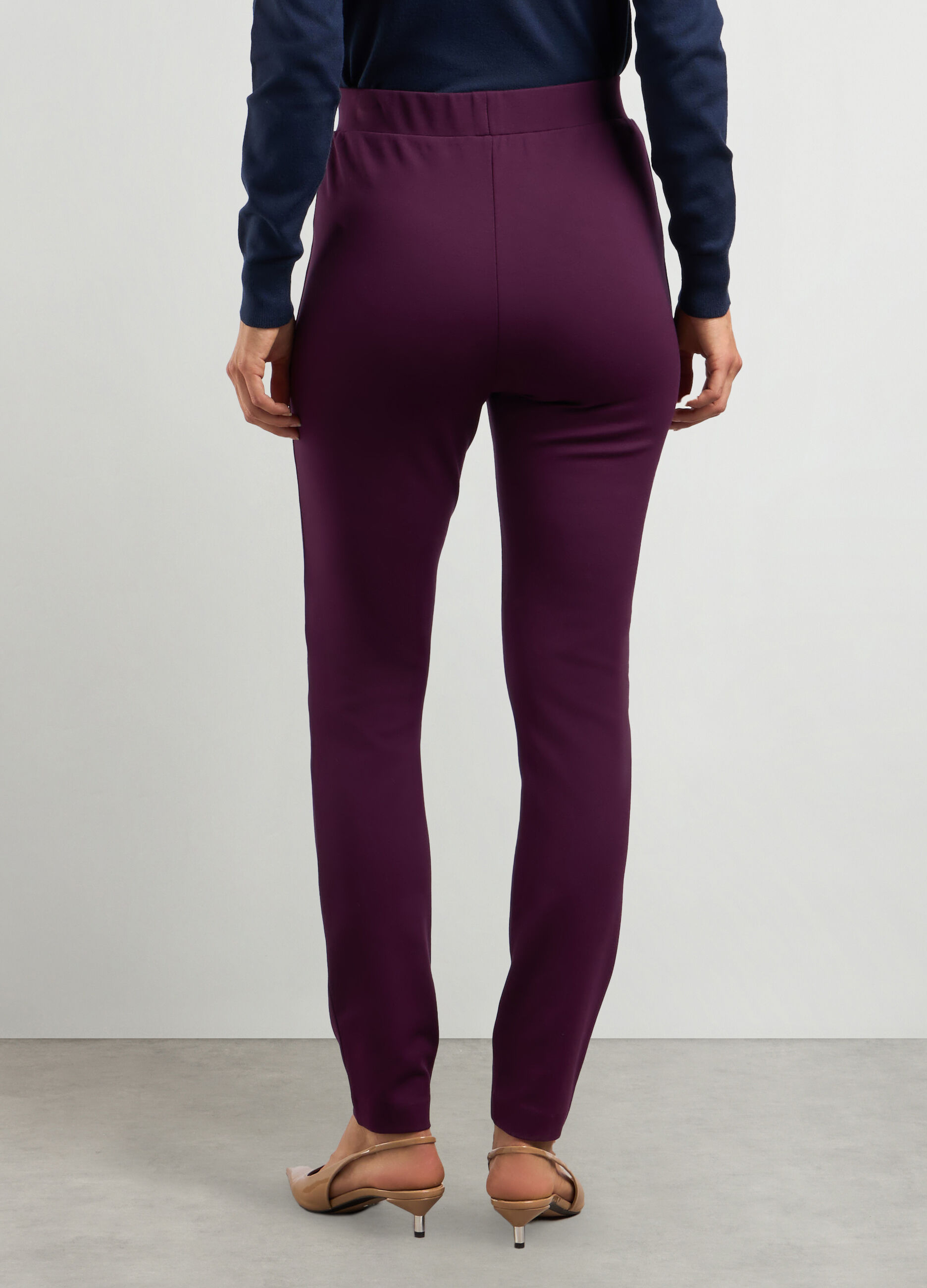 Leggings in punto Milano donna_1